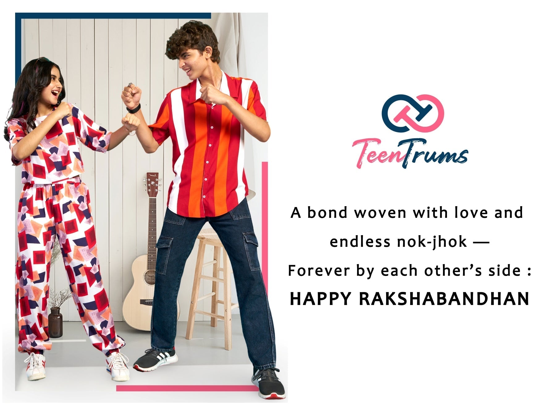 A bond woven with love & endless nok-jhok — Forever by each other’s side : HAPPY RAKSHABANDHAN