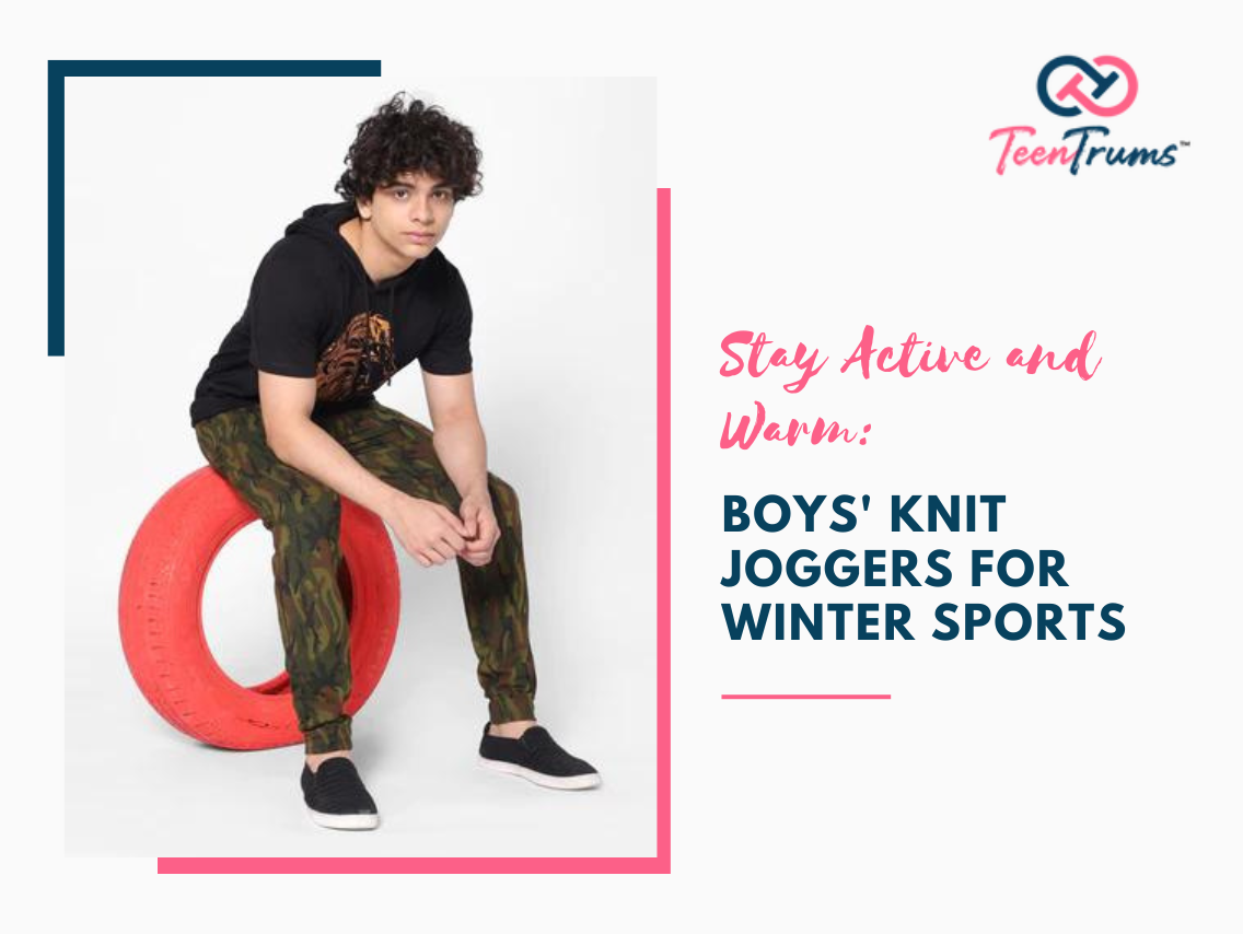 Stay Active and Warm Boy s Joggers for Winter Sports at TeenTrums TeenTrums
