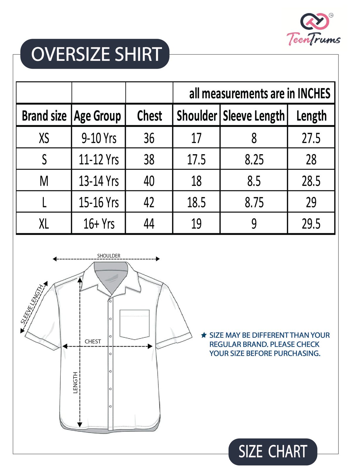 TeenTrums Boys 100 Cotton Multi stripe Short sleeve Oversized Shirt