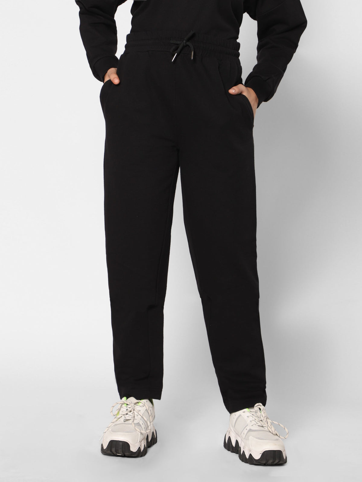 Track pants-Black