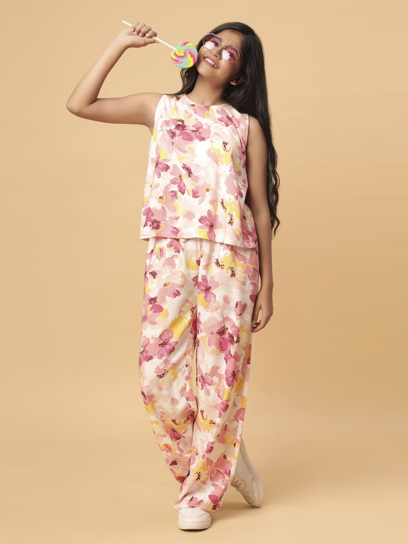 Buttercup Print Co-ord Set - White