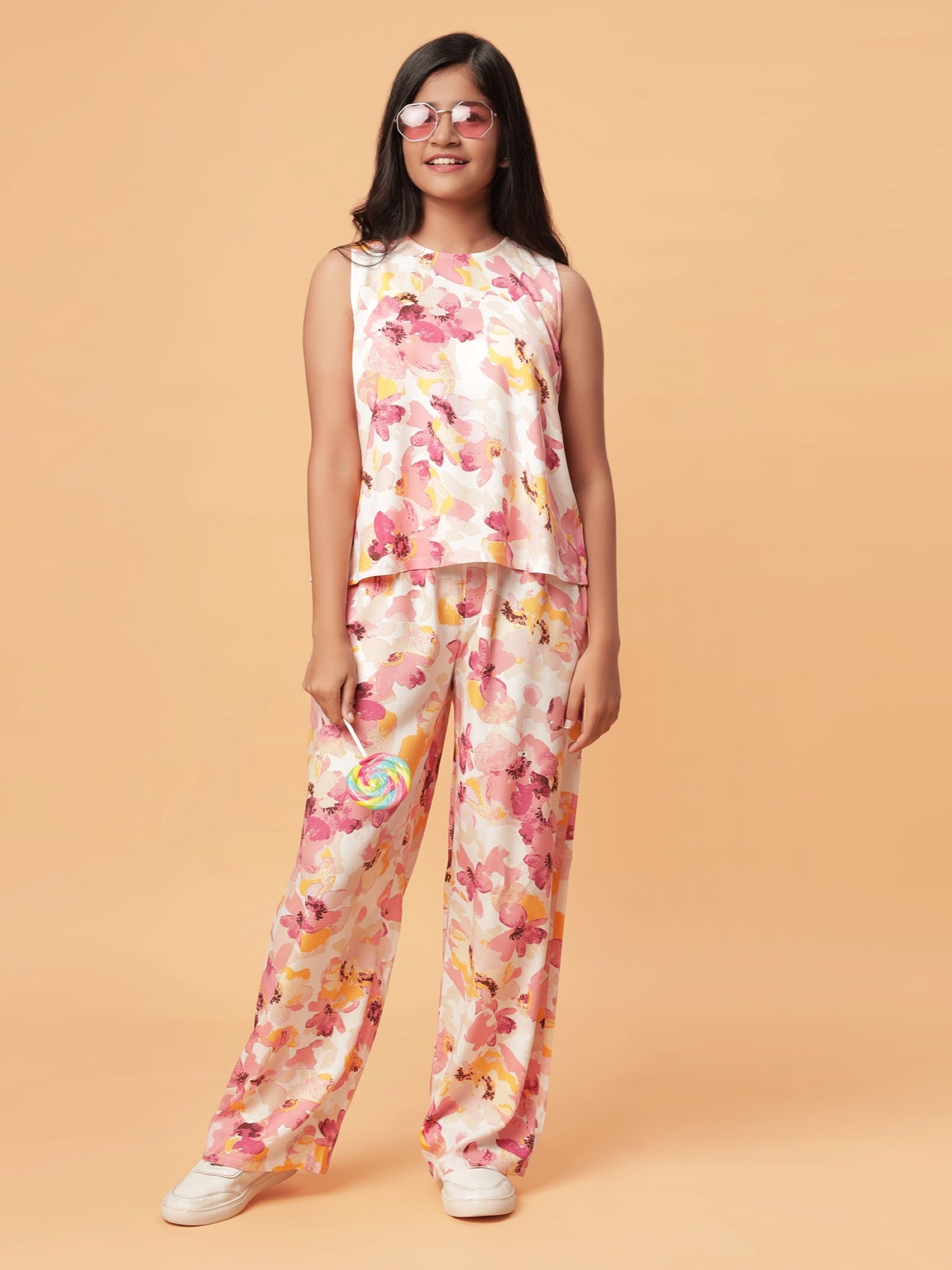 Buttercup Print Co-ord Set - White