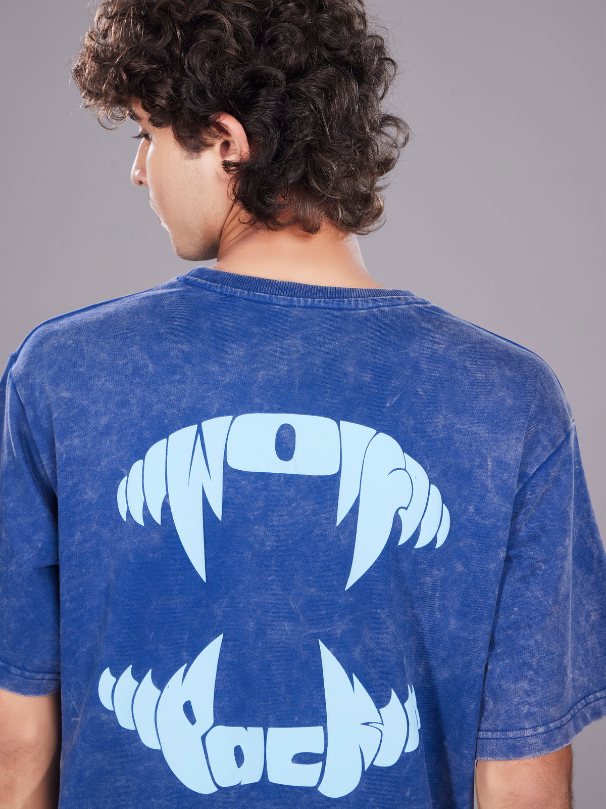 TeenTrums Boys Washed Graphic T-shirt - Navy