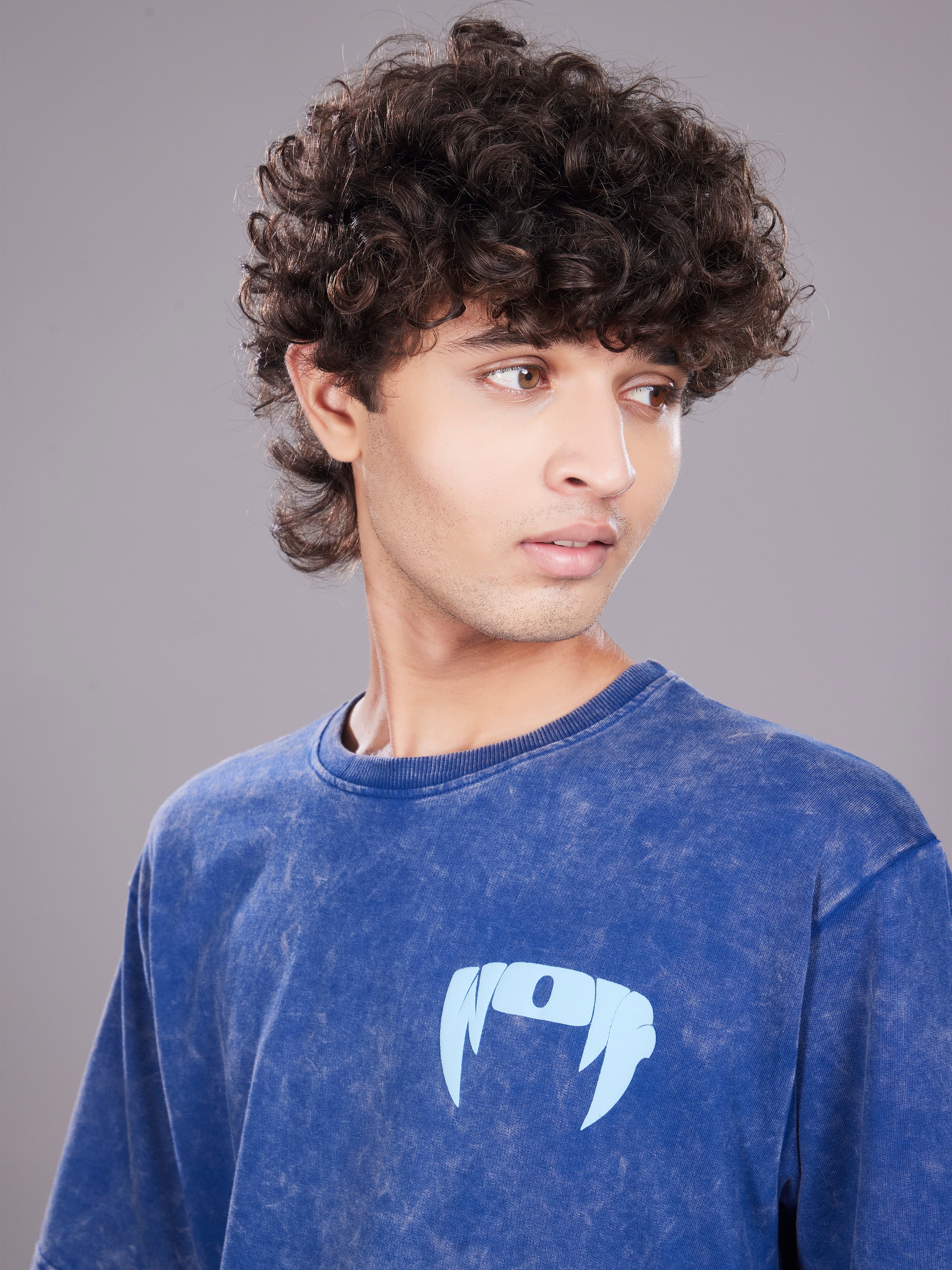 TeenTrums Boys Washed Graphic T-shirt - Navy