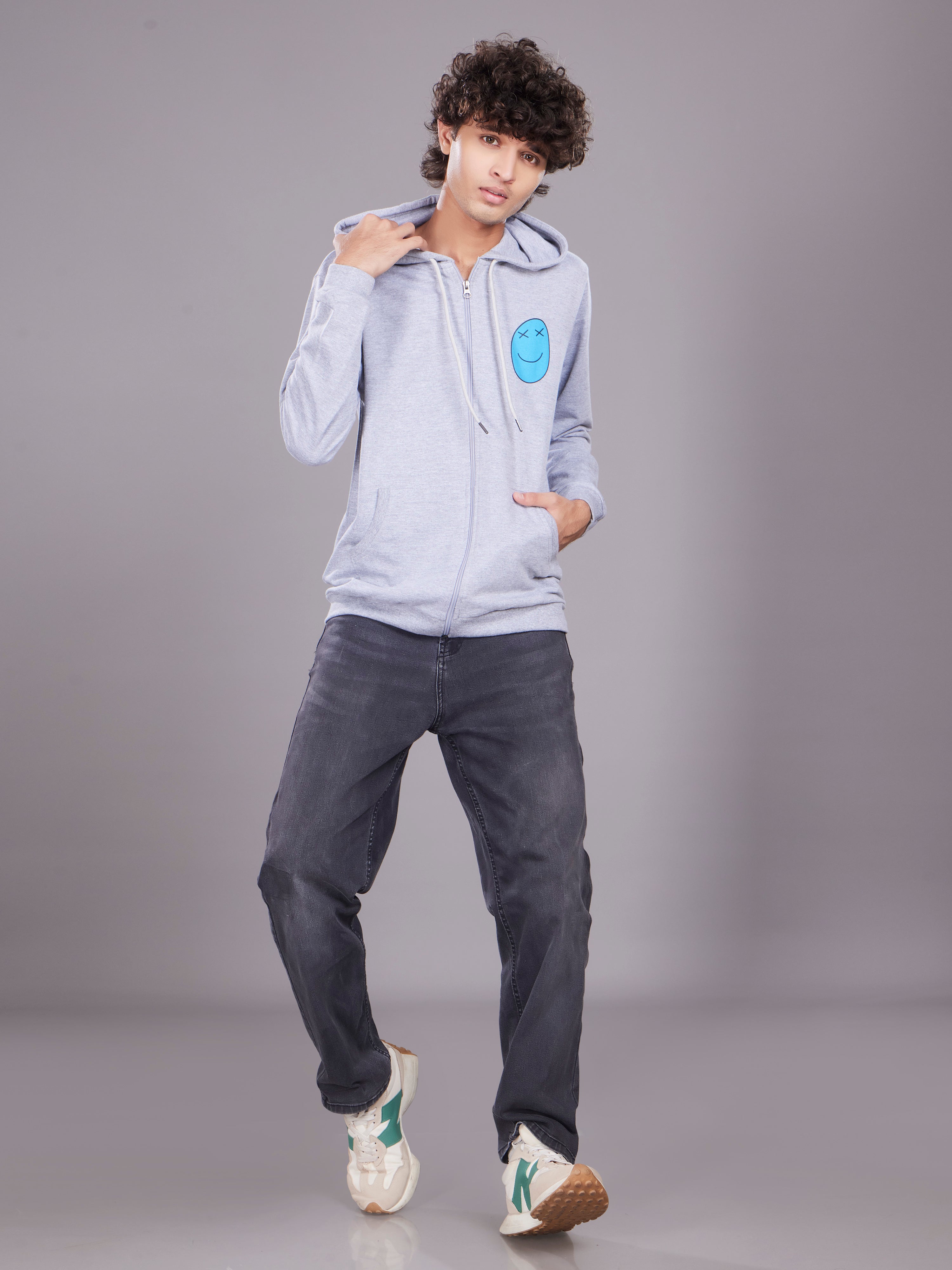 Sweatshirt-Grey Melange