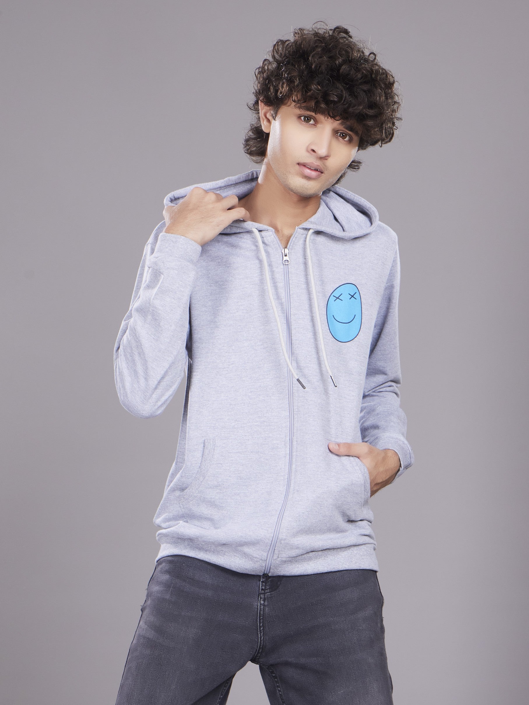Sweatshirt-Grey Melange