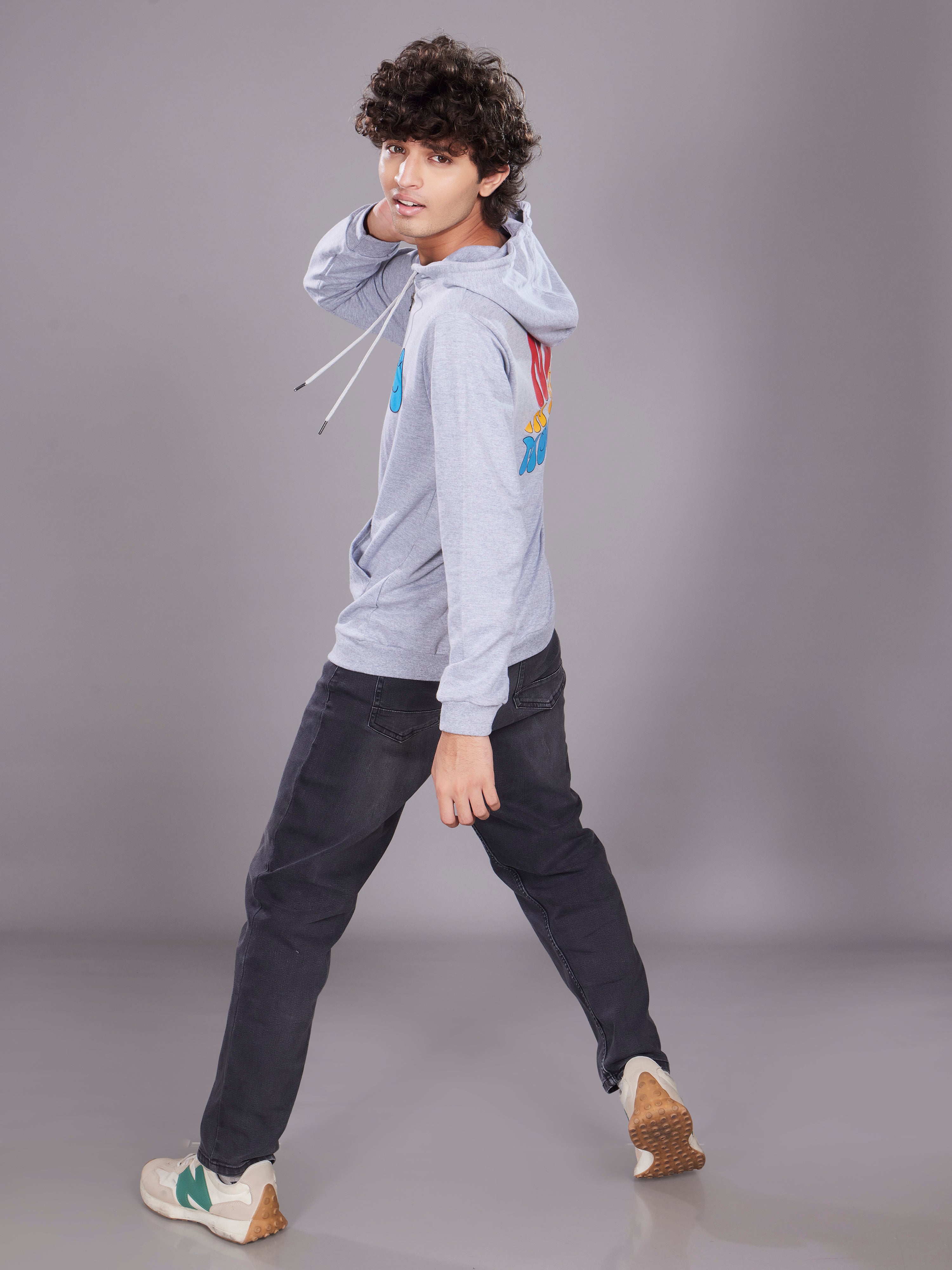Sweatshirt-Grey Melange