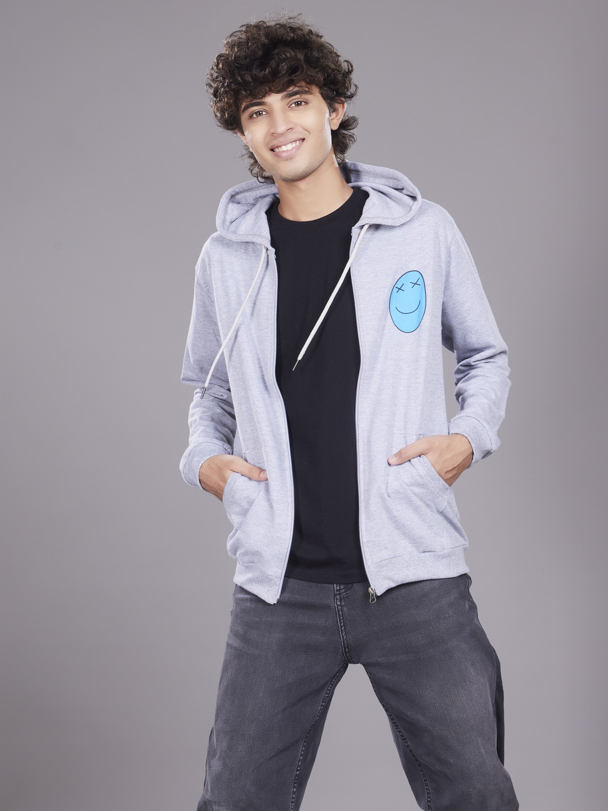 Sweatshirt-Grey Melange