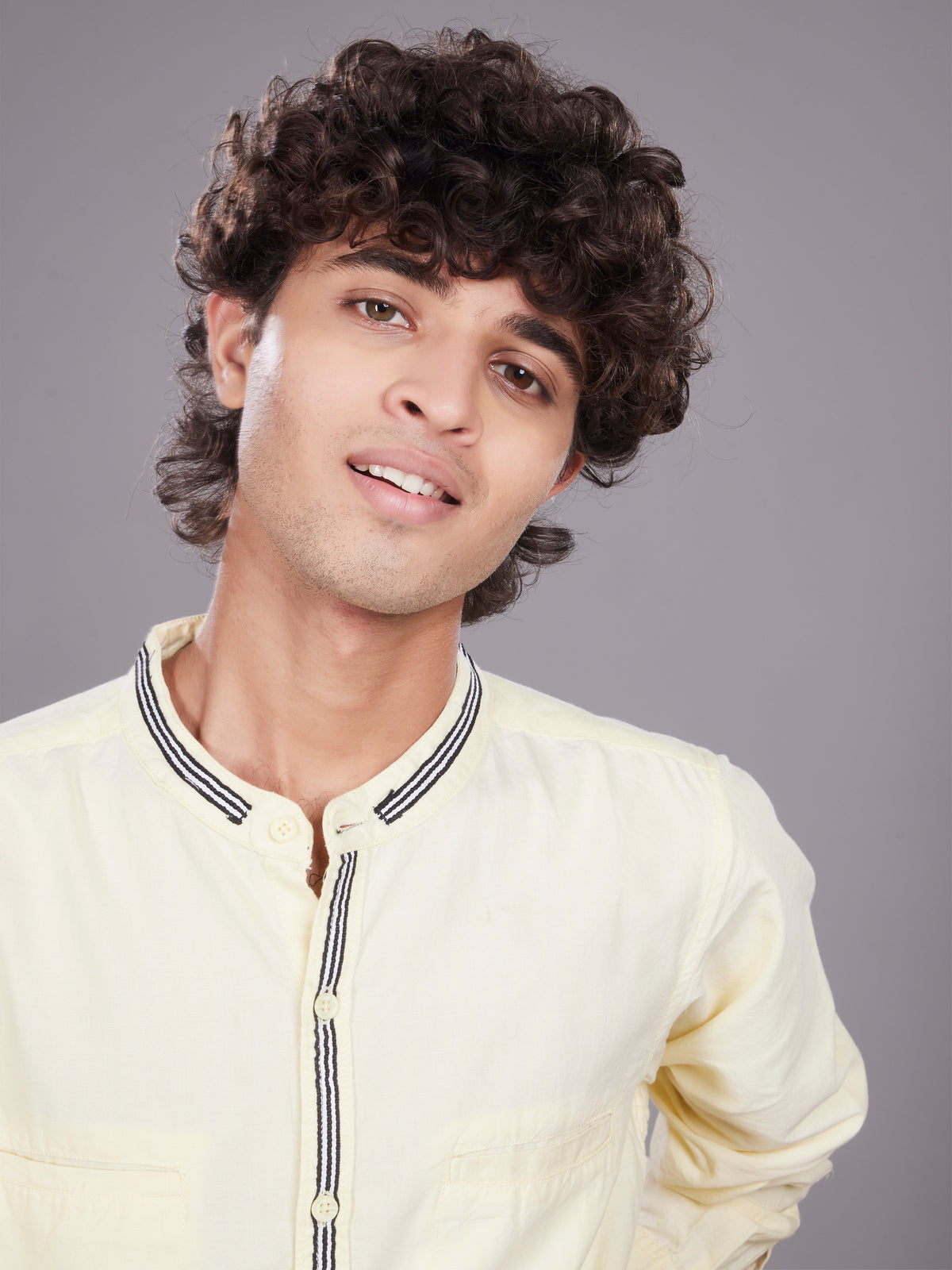 Full Sleeve Oxford Shirt Lemon
