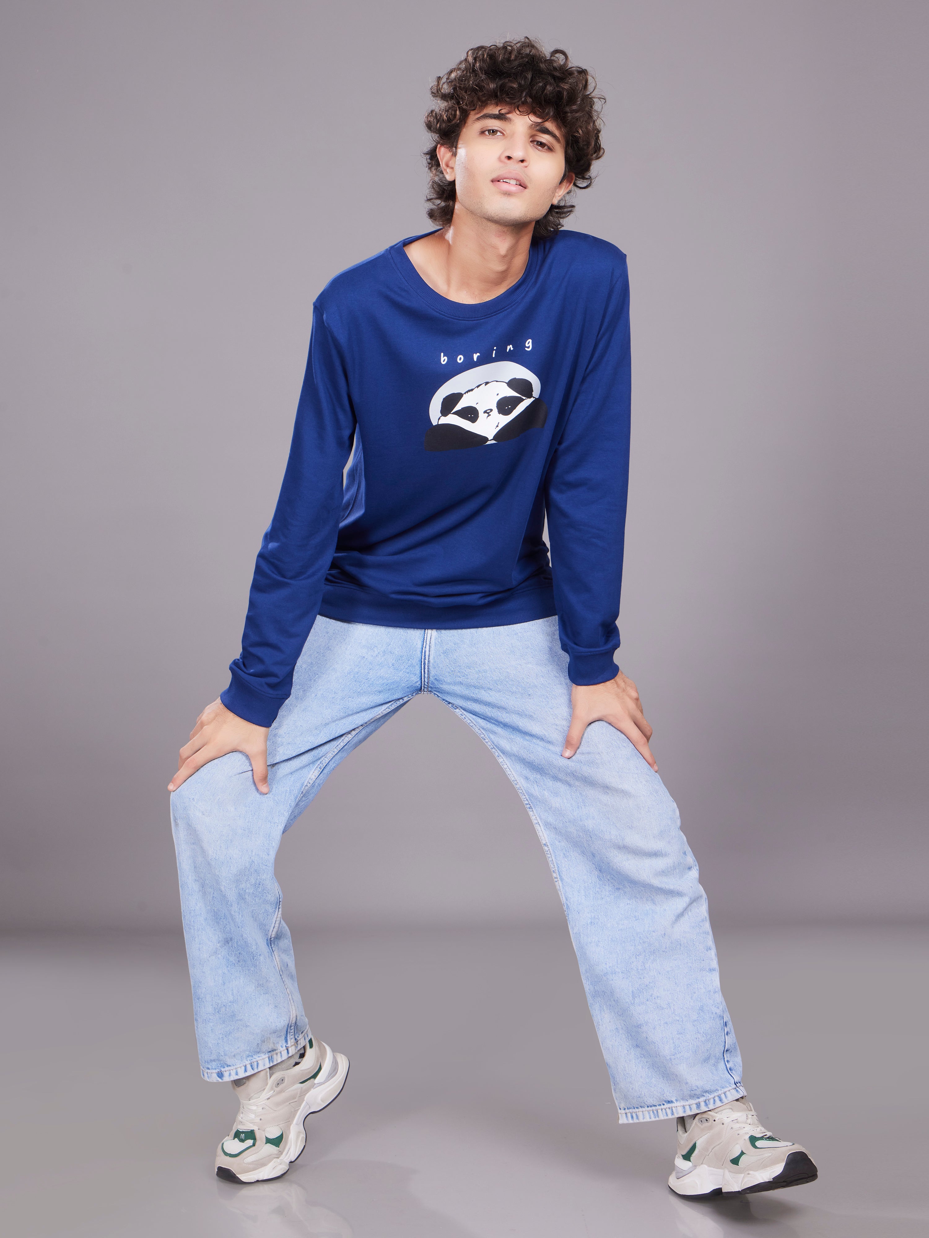 Sweat top Panda-Navy
