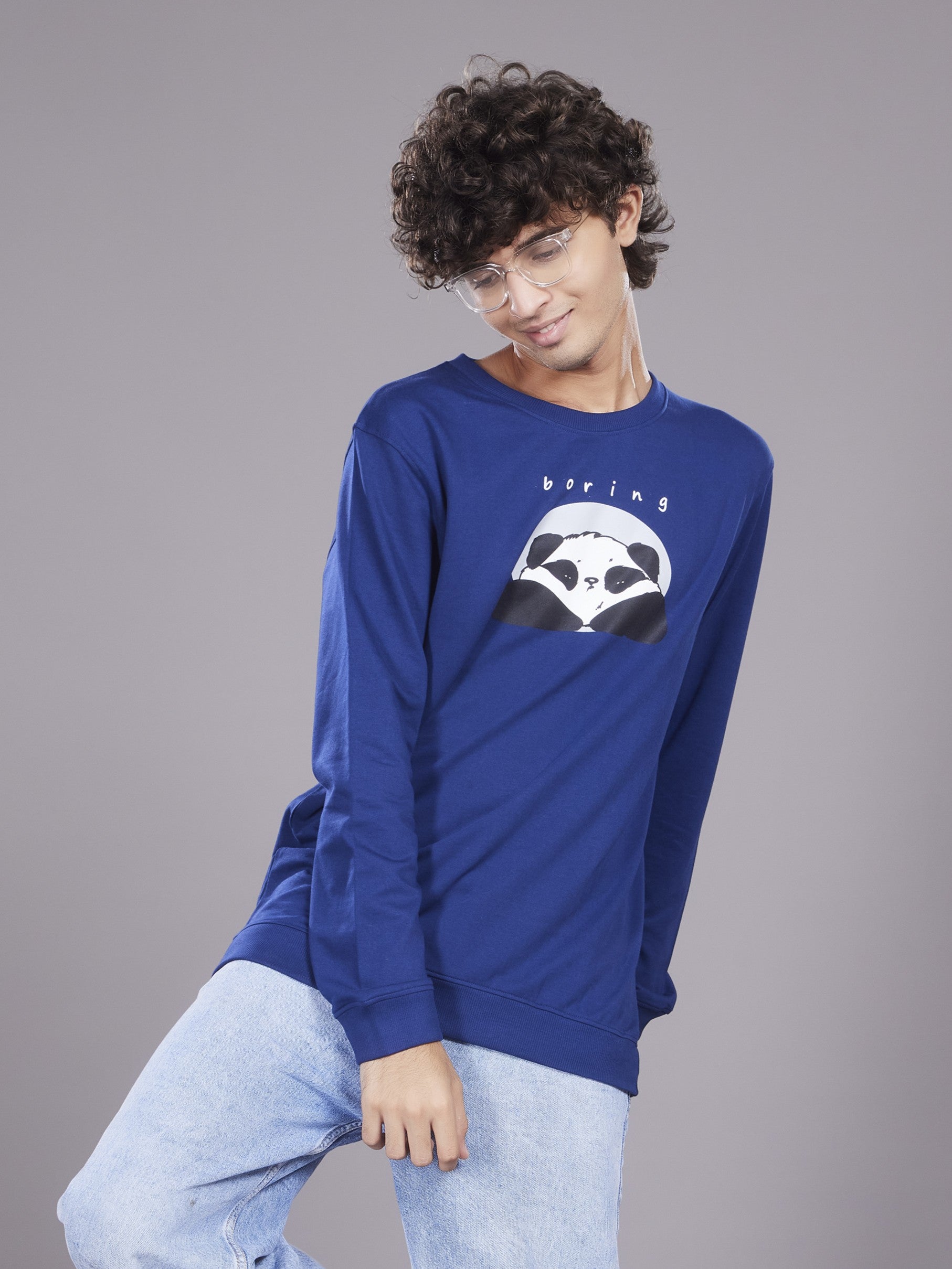 Sweat top Panda-Navy