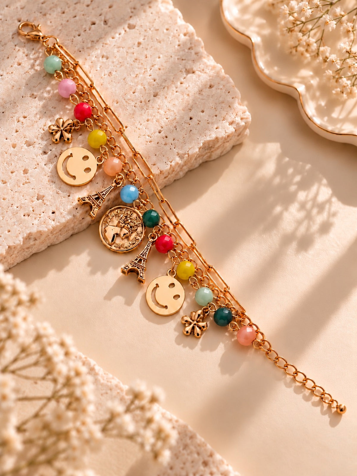 Girls Multi Layered Bracelet - Multi