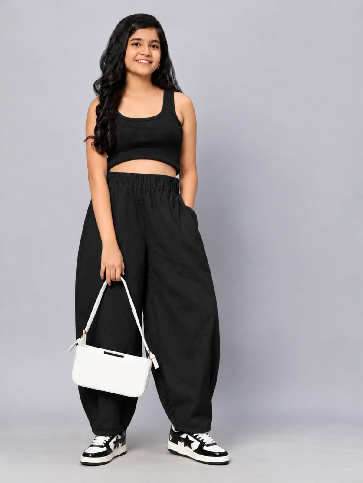 Woven Trouser- Black