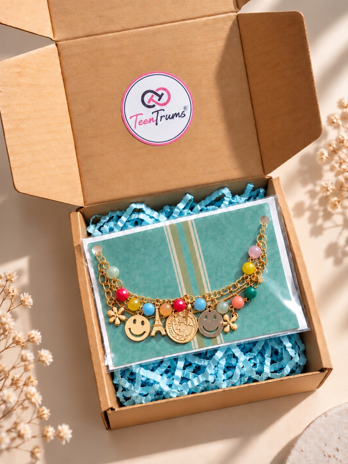 Girls Multi Layered Bracelet - Multi