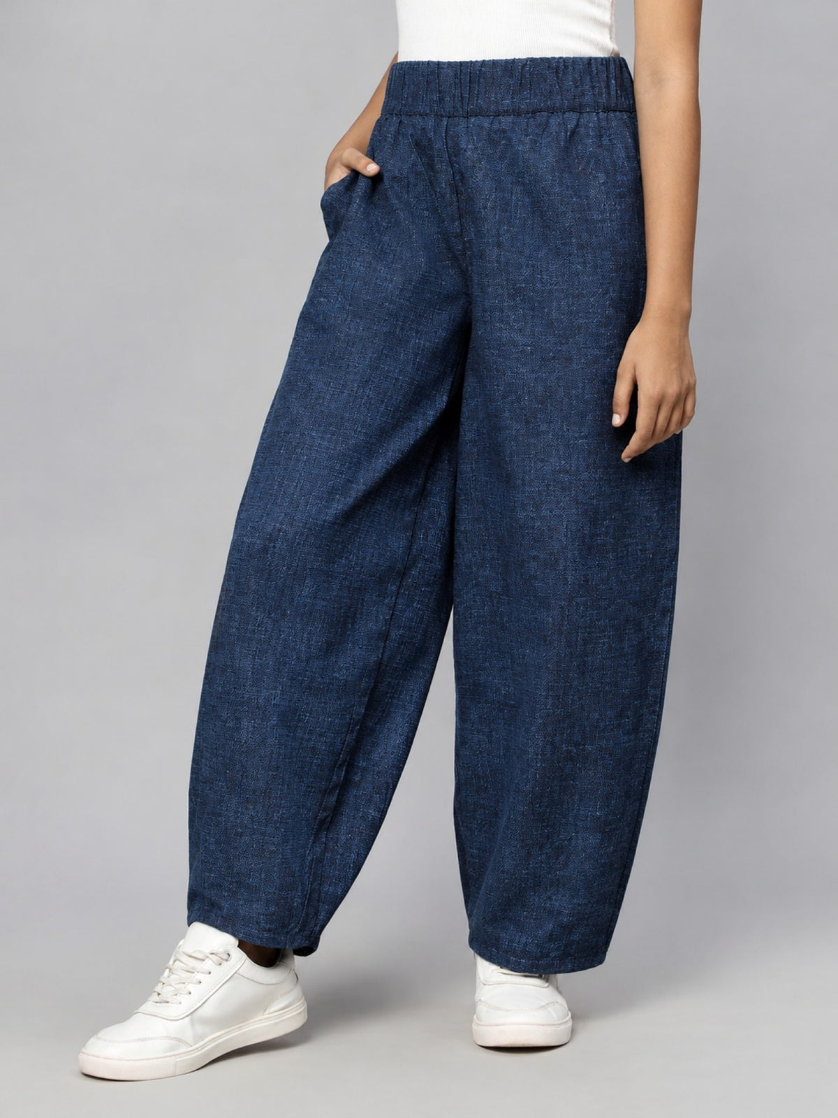 Woven Trouser- Navy