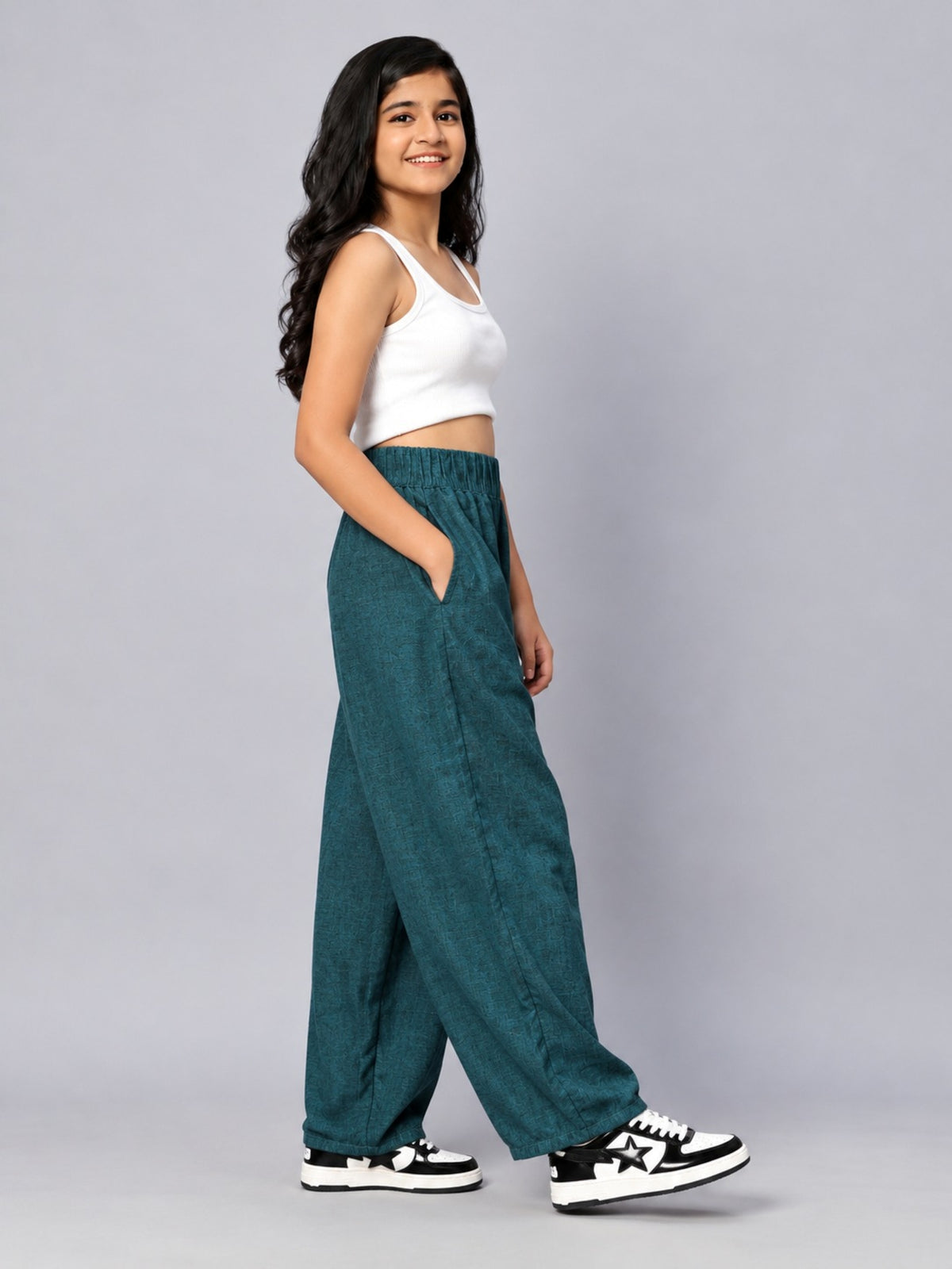 Woven Trouser - Green