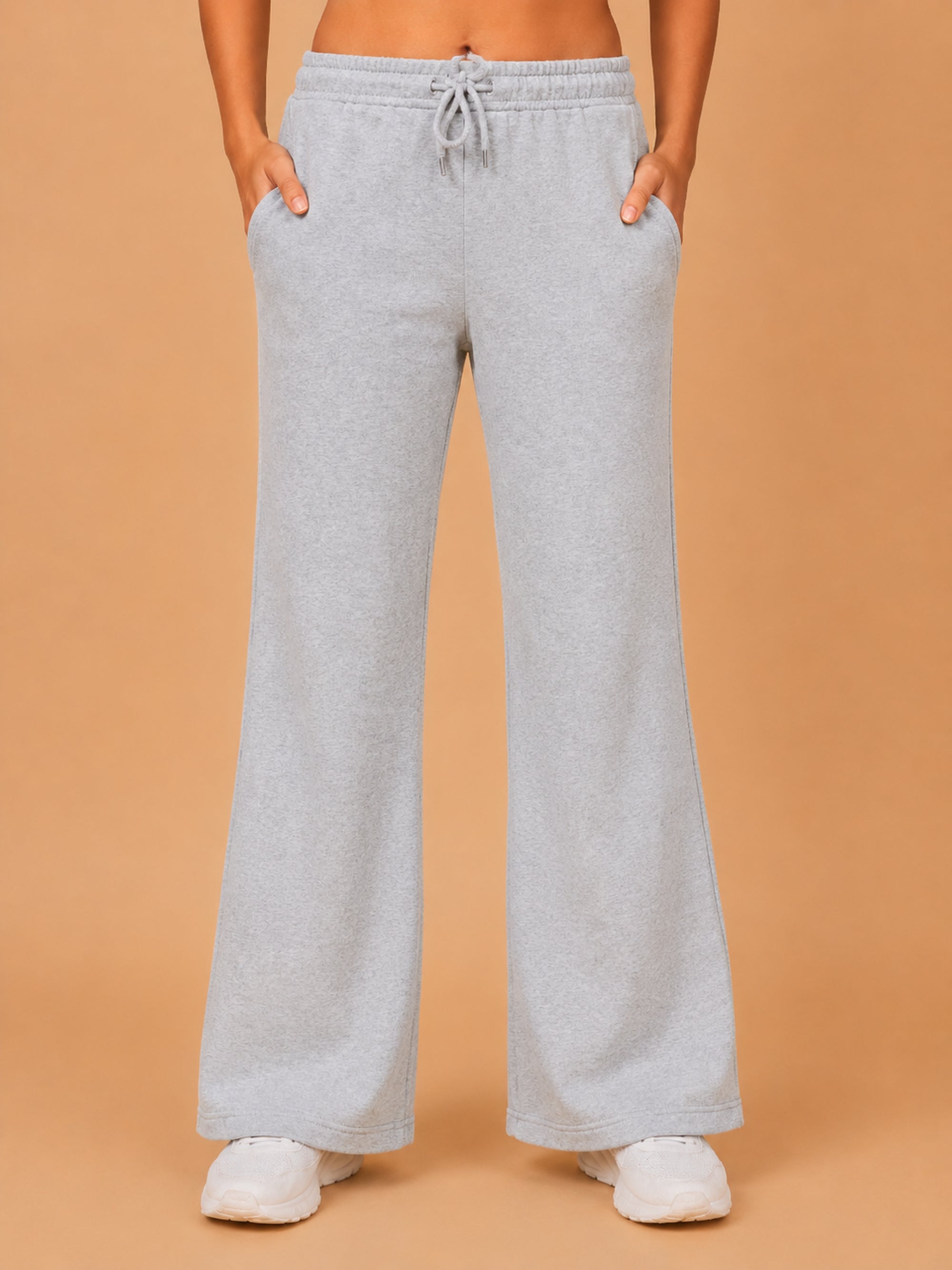 Girls Bootcut Trackpants - Grey