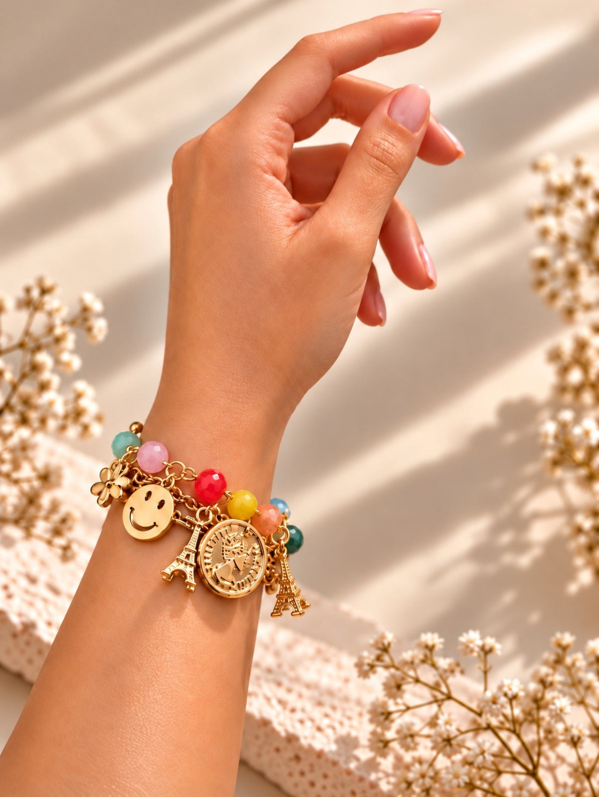 Girls Multi Layered Bracelet - Multi