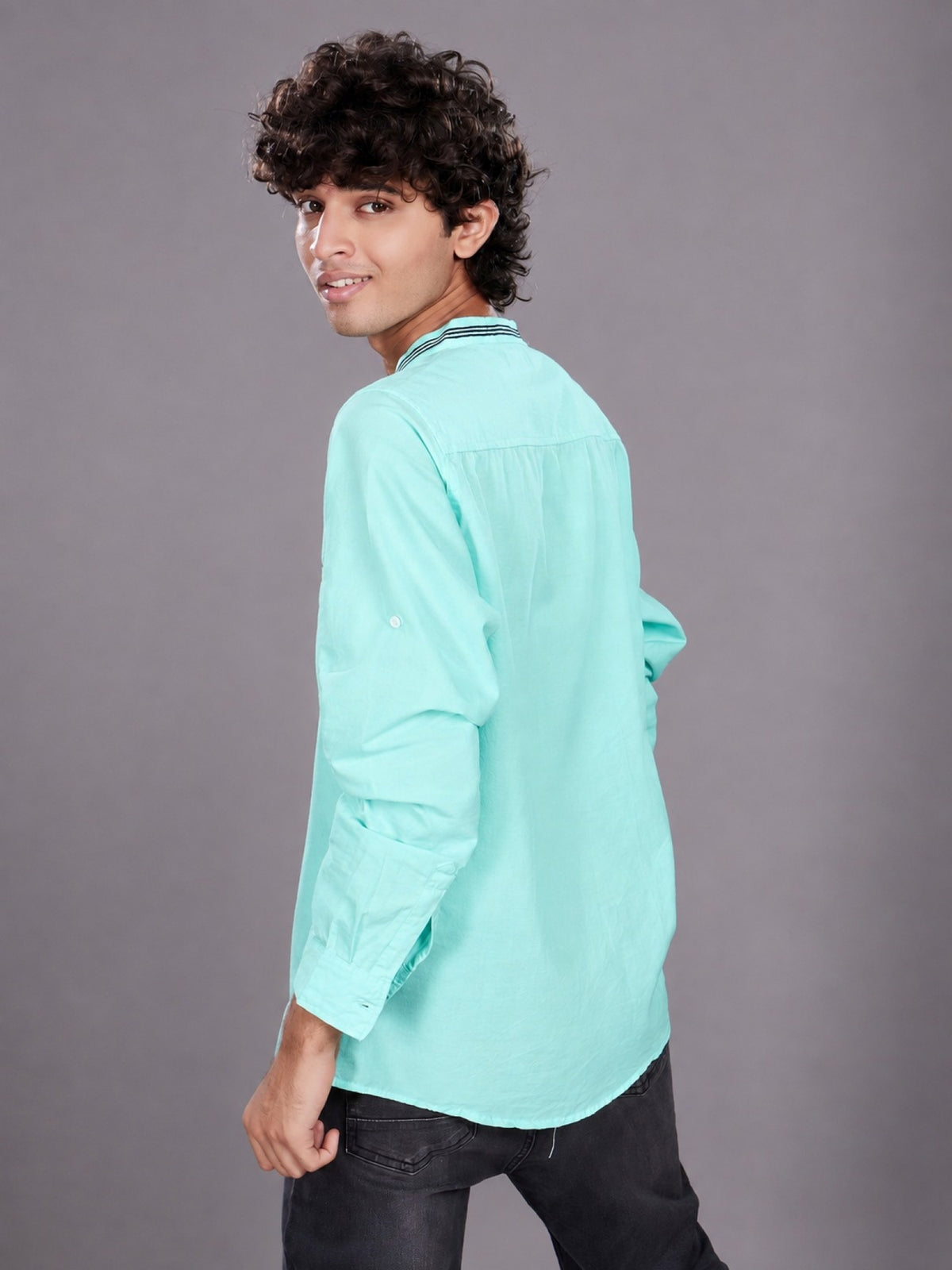 Full Sleeve Oxford Shirt Teal