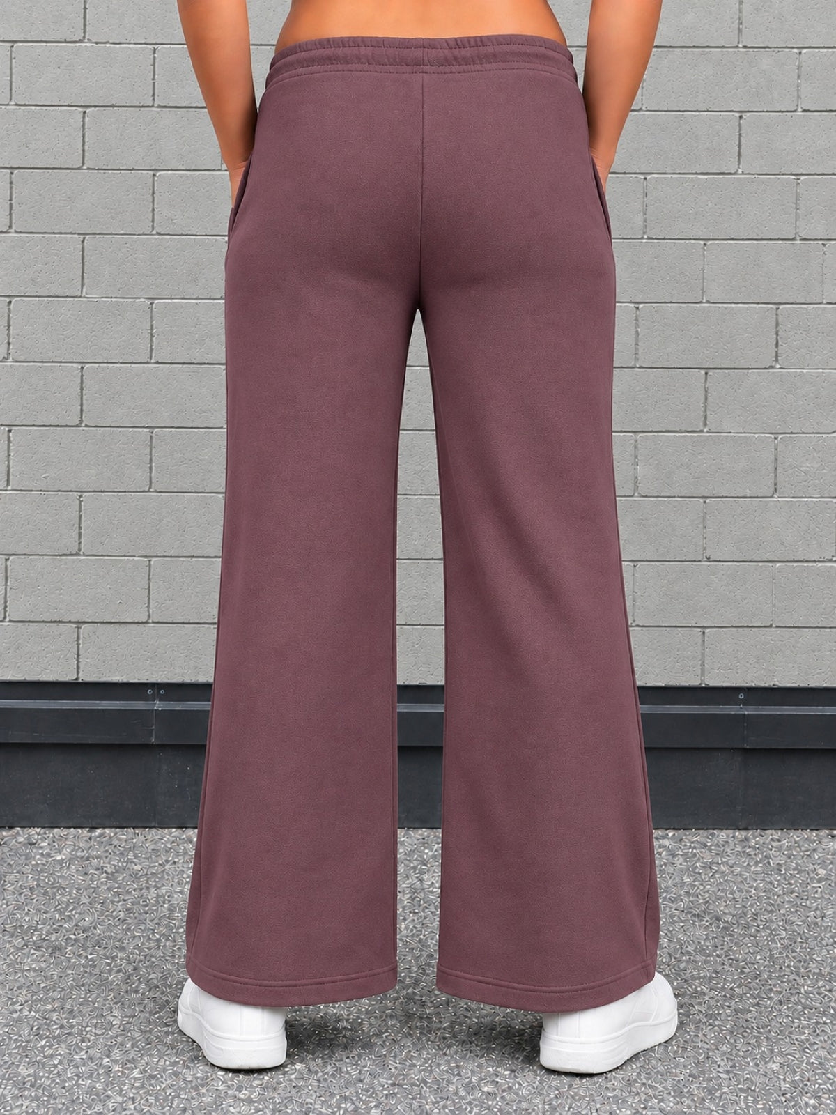 Girls Bootcut Trackpants - Mauve