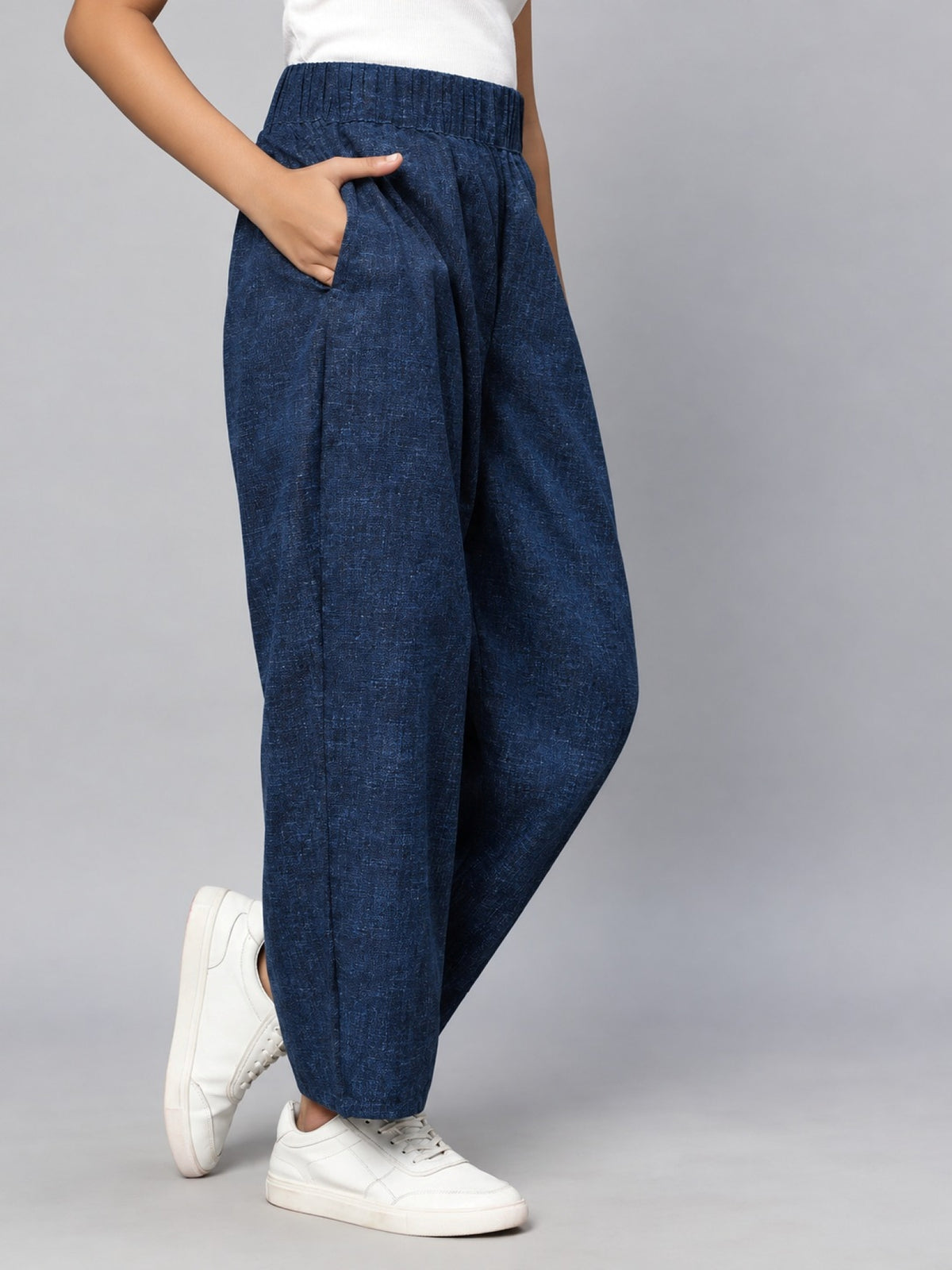 Woven Trouser- Navy