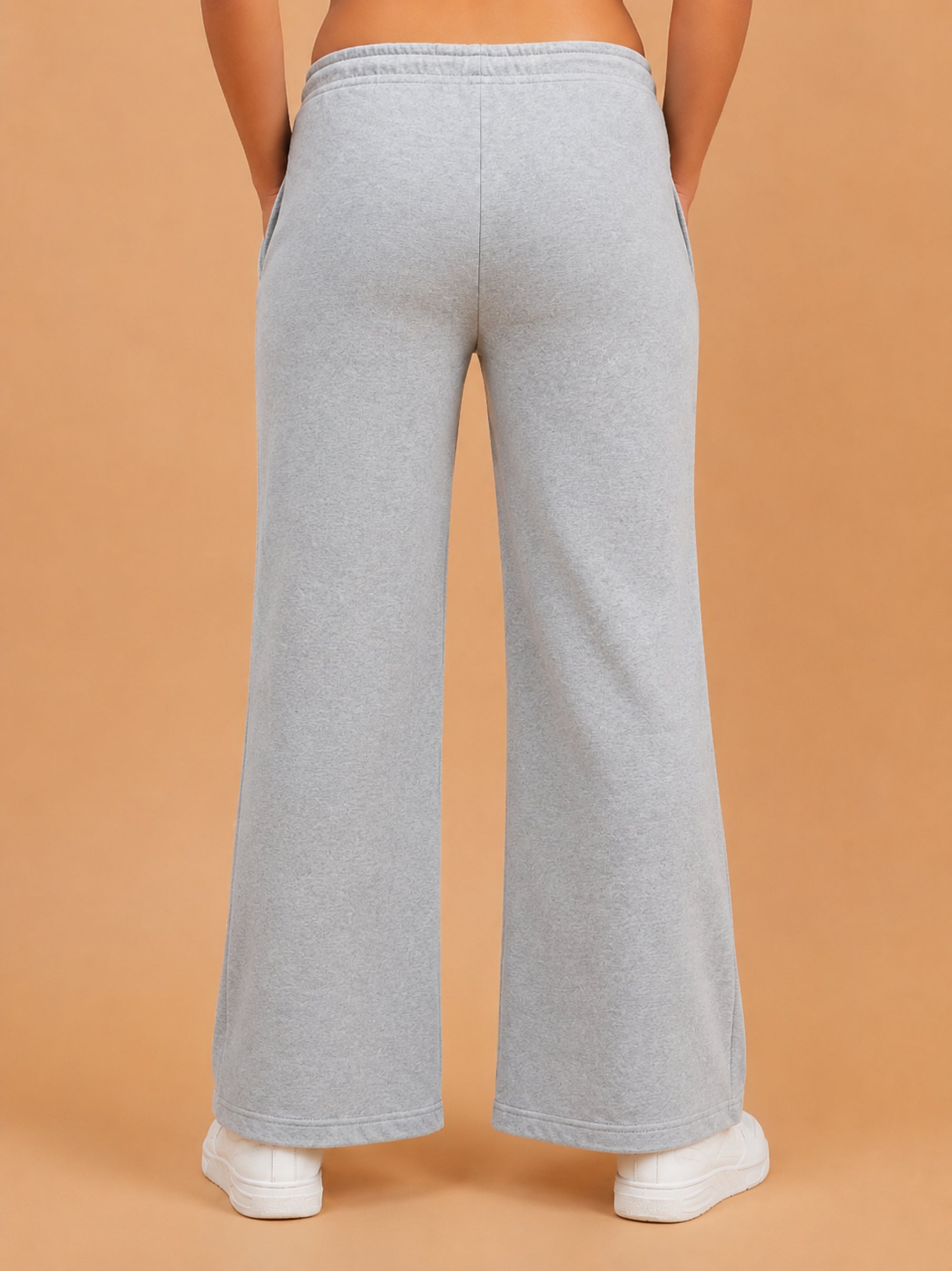 Girls Bootcut Trackpants - Grey