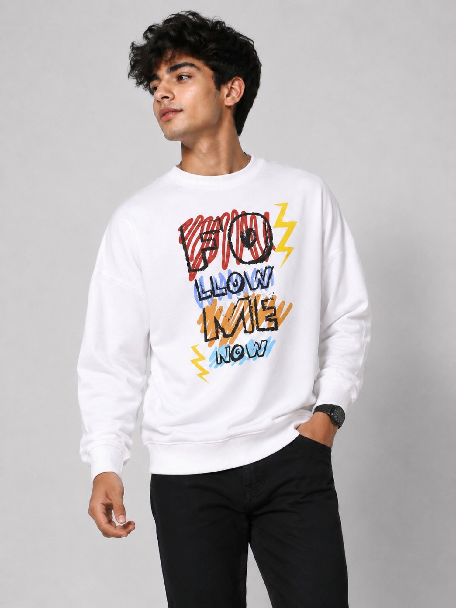 Sweat top - rough sketch-White
