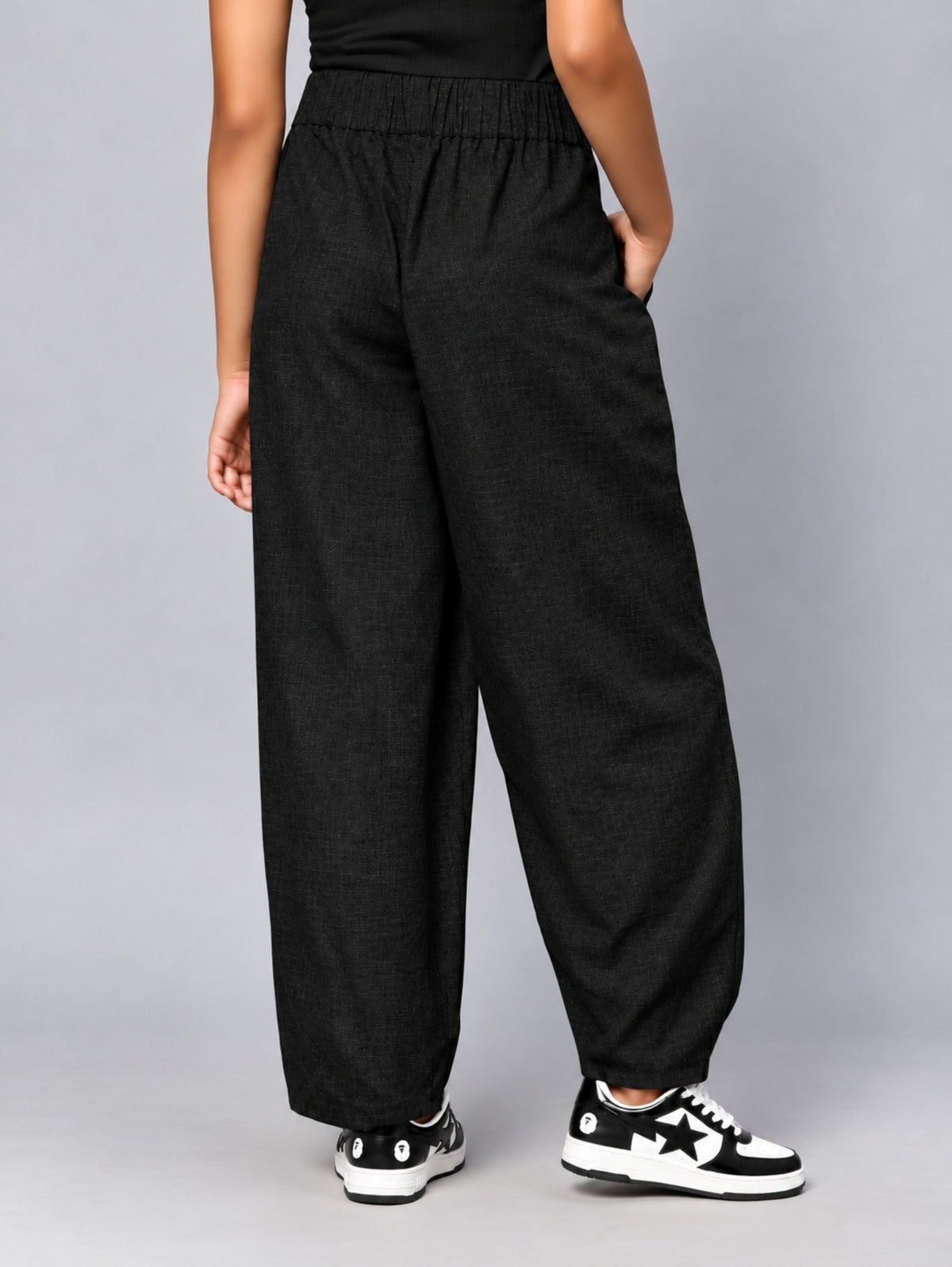 Woven Trouser- Black