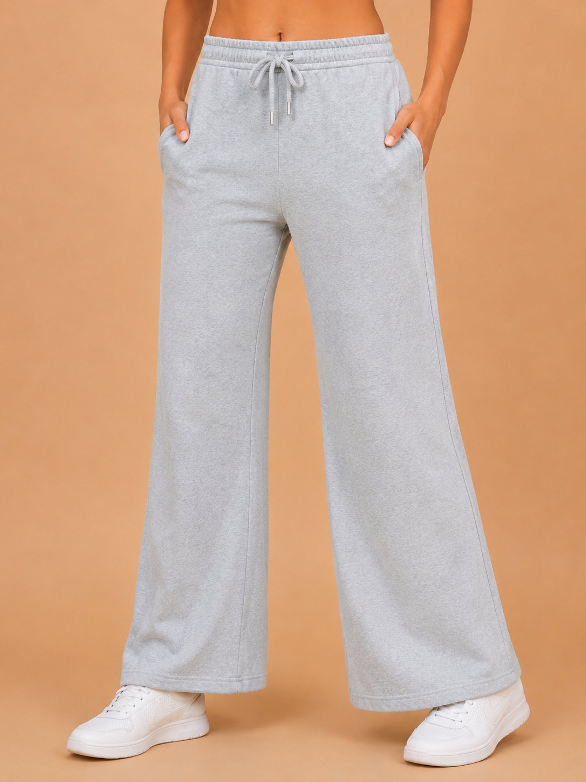 Girls Bootcut Trackpants - Grey