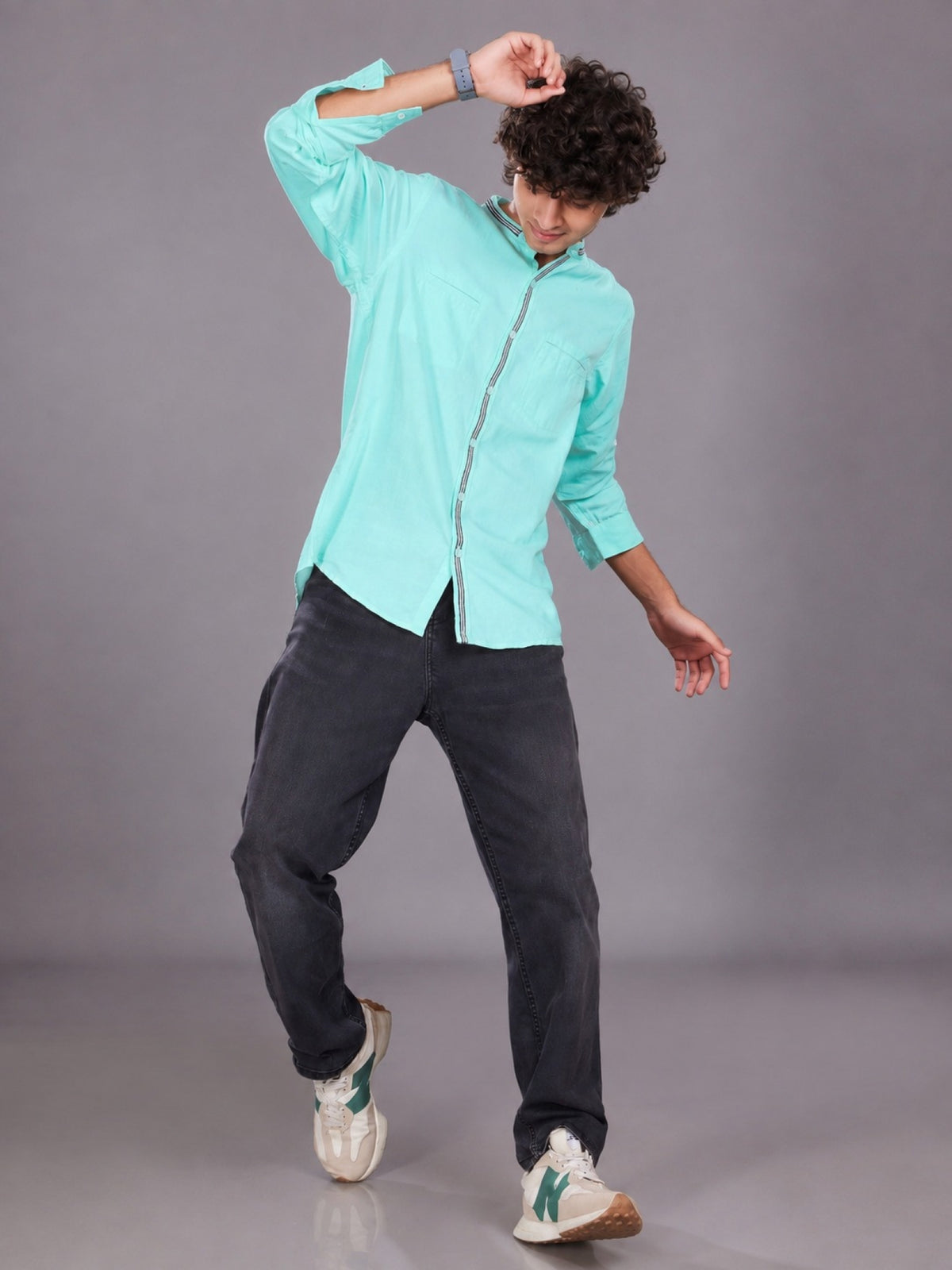 Full Sleeve Oxford Shirt Teal
