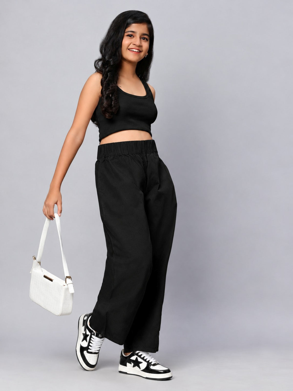 Woven Trouser- Black