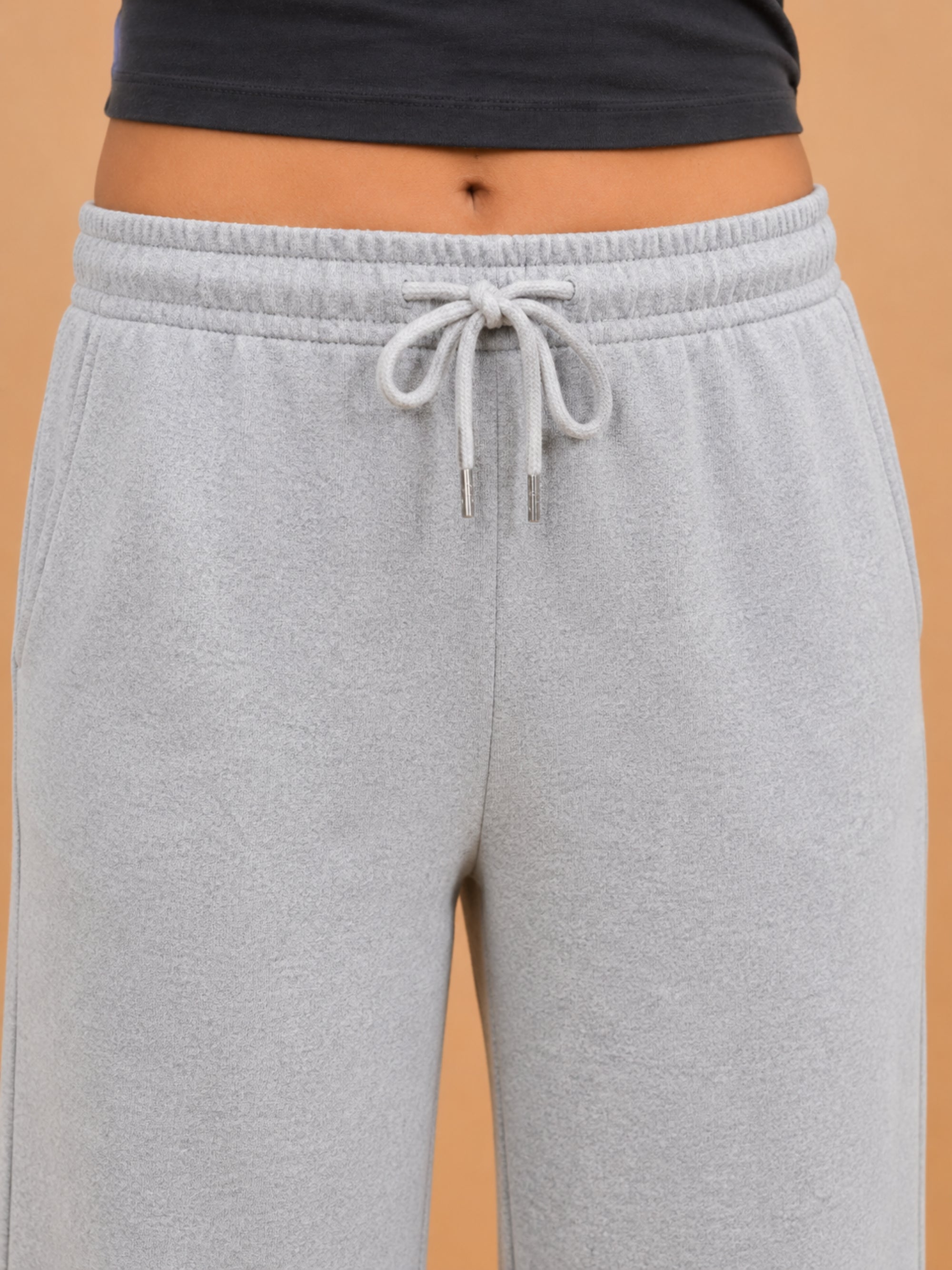 Girls Bootcut Trackpants - Grey