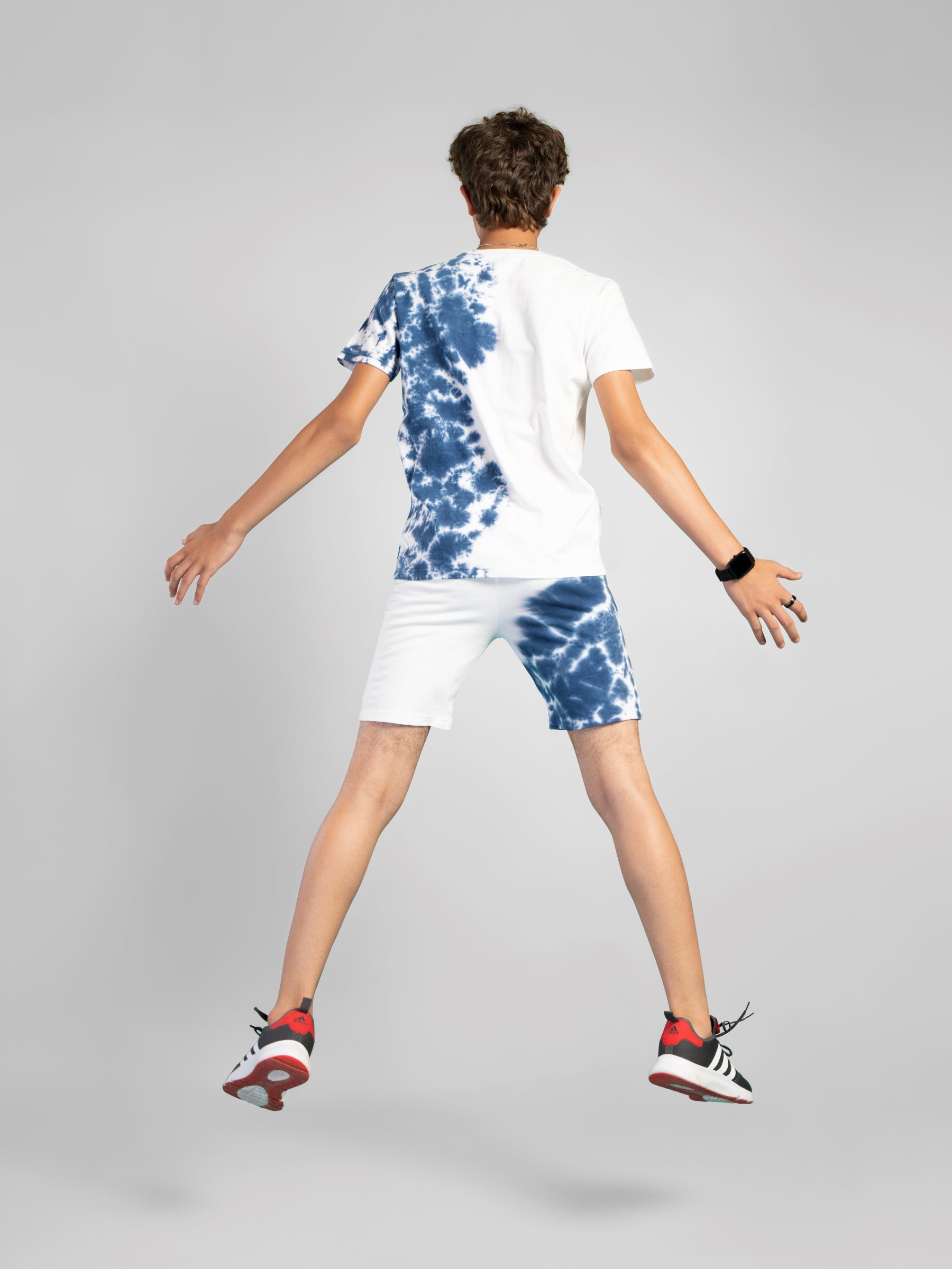 Ink Splatter Tie Dye Co-ord set-Navy