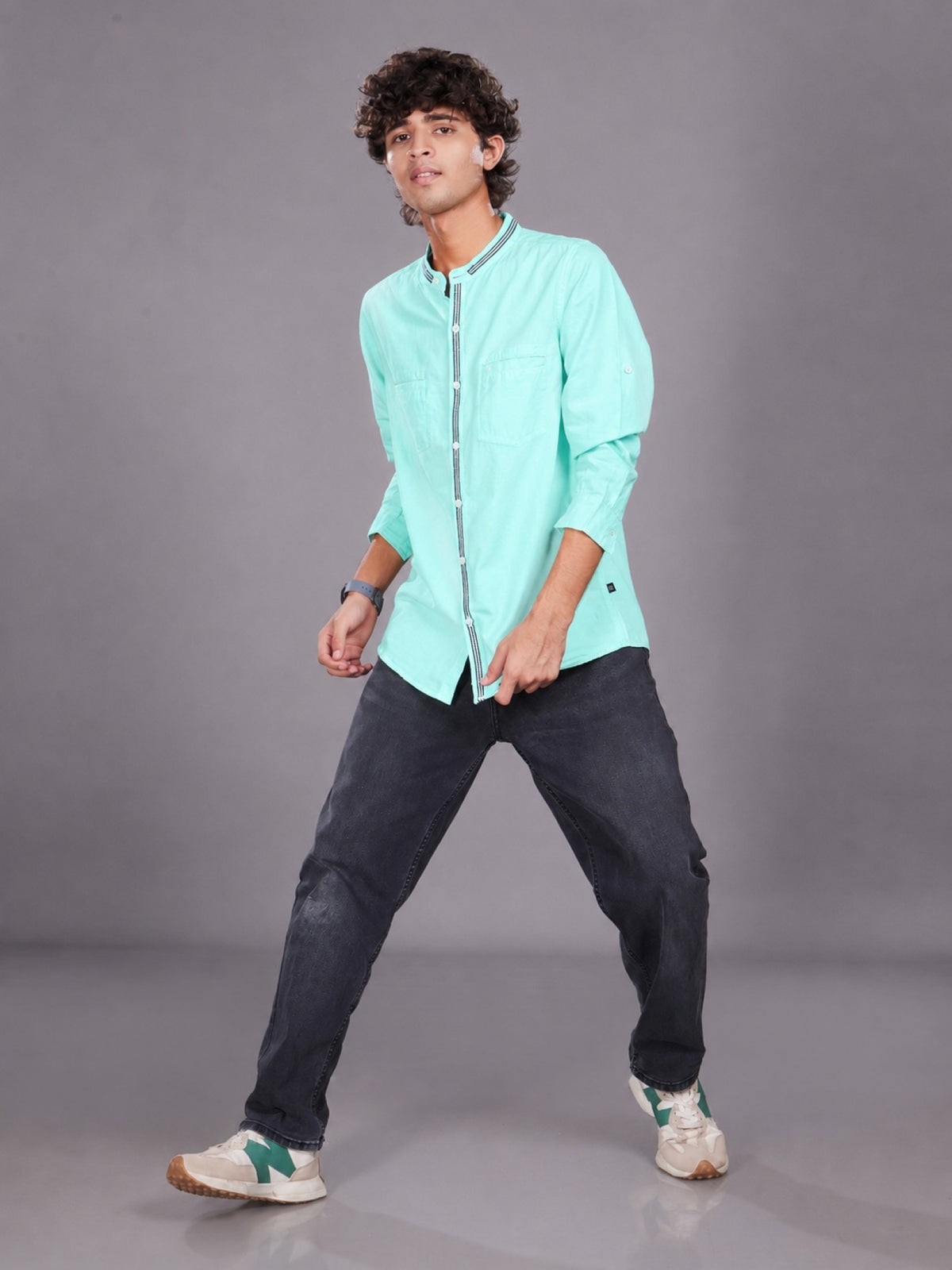 Full Sleeve Oxford Shirt Teal