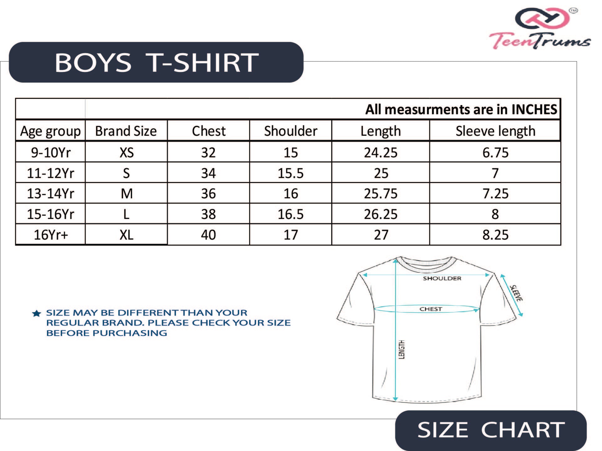 TeenTrums Pack of 3 100% Cotton Cool Graphic Printed T-Shirt for Boys - Black/ White / Dark Teal