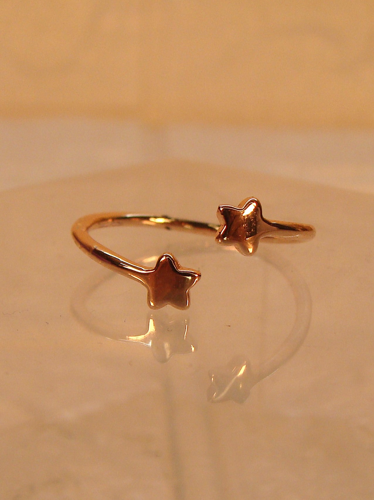 Girls Adjustable Star Ring