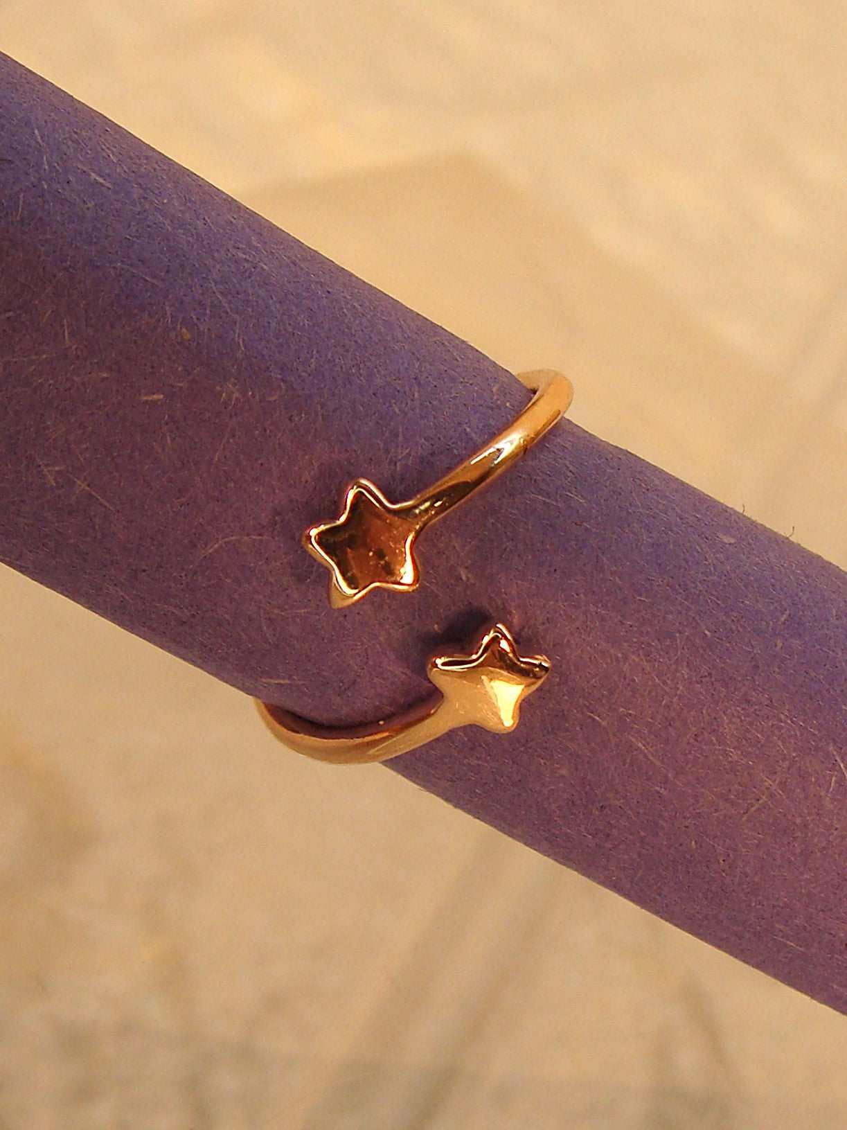 Girls Adjustable Star Ring