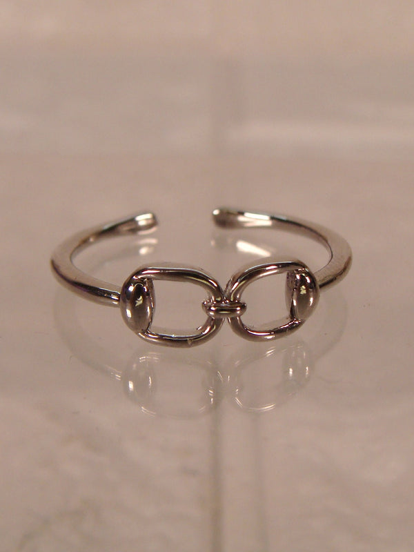Girls Adjustable Ring - Silver