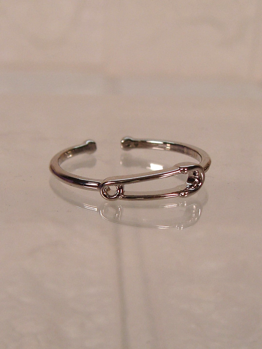 Girls Adjustable Ring - Silver