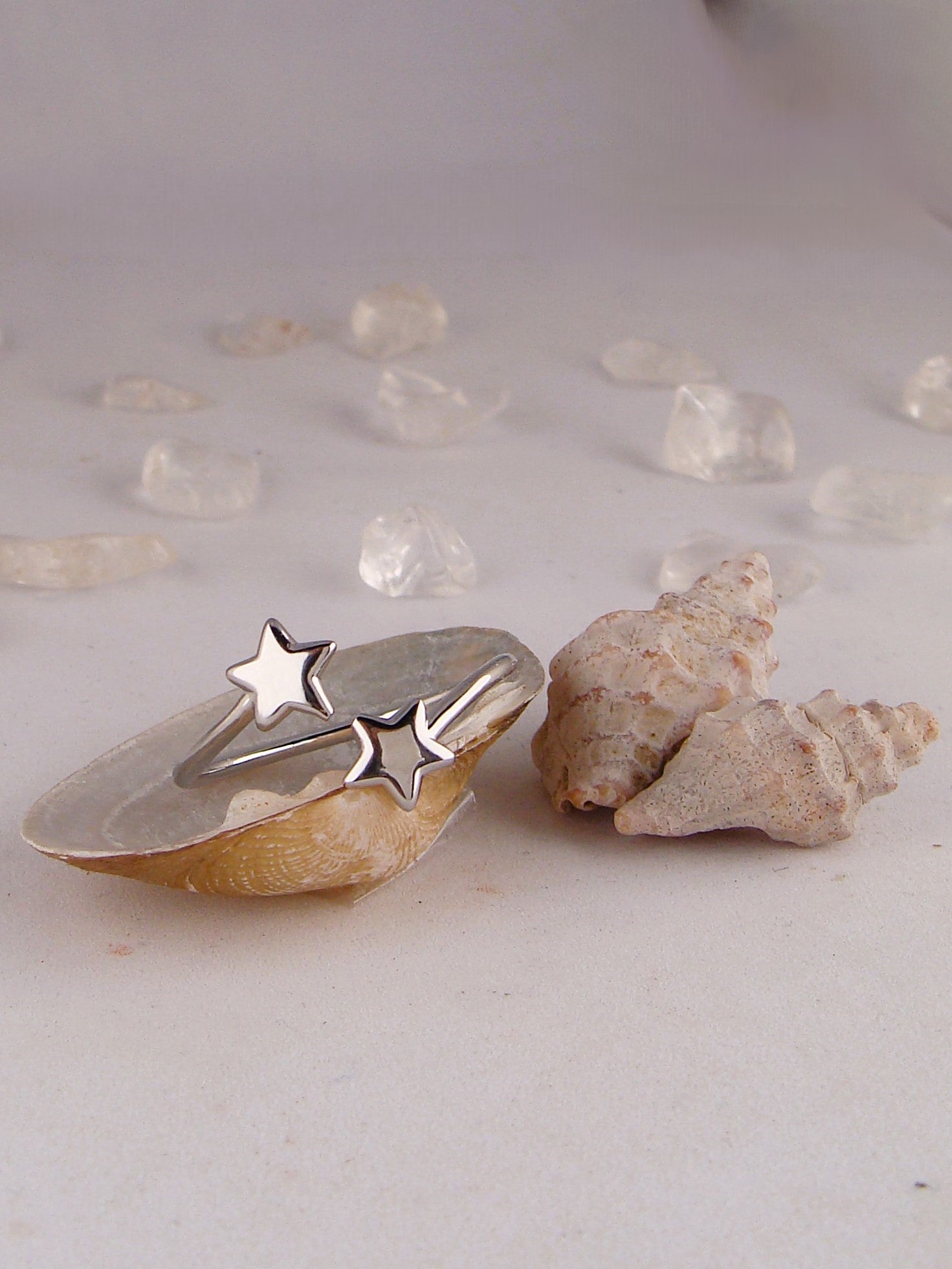 Girls Adjustable Star Ring