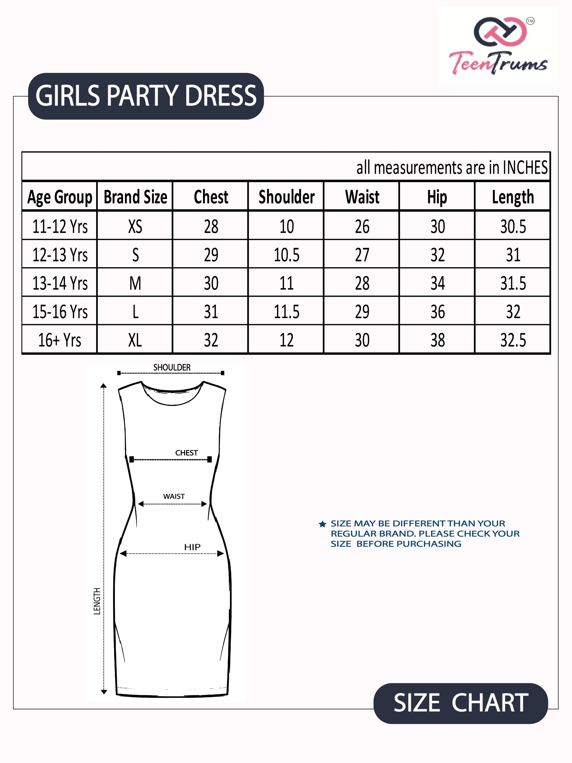 TeenTrums Girls Shimmer Party Dress - Pink