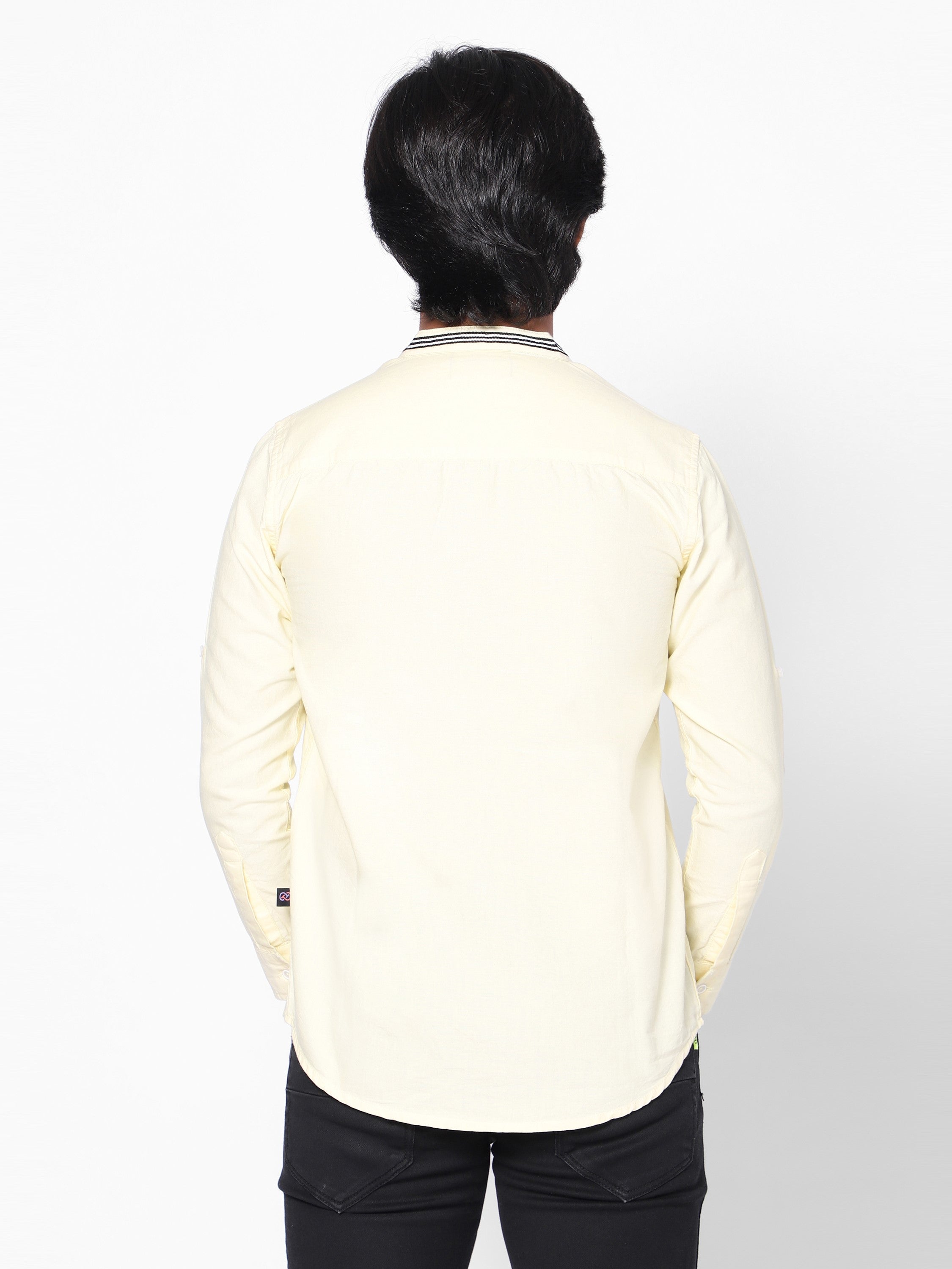 Full Sleeve  Oxford Shirt Lemon