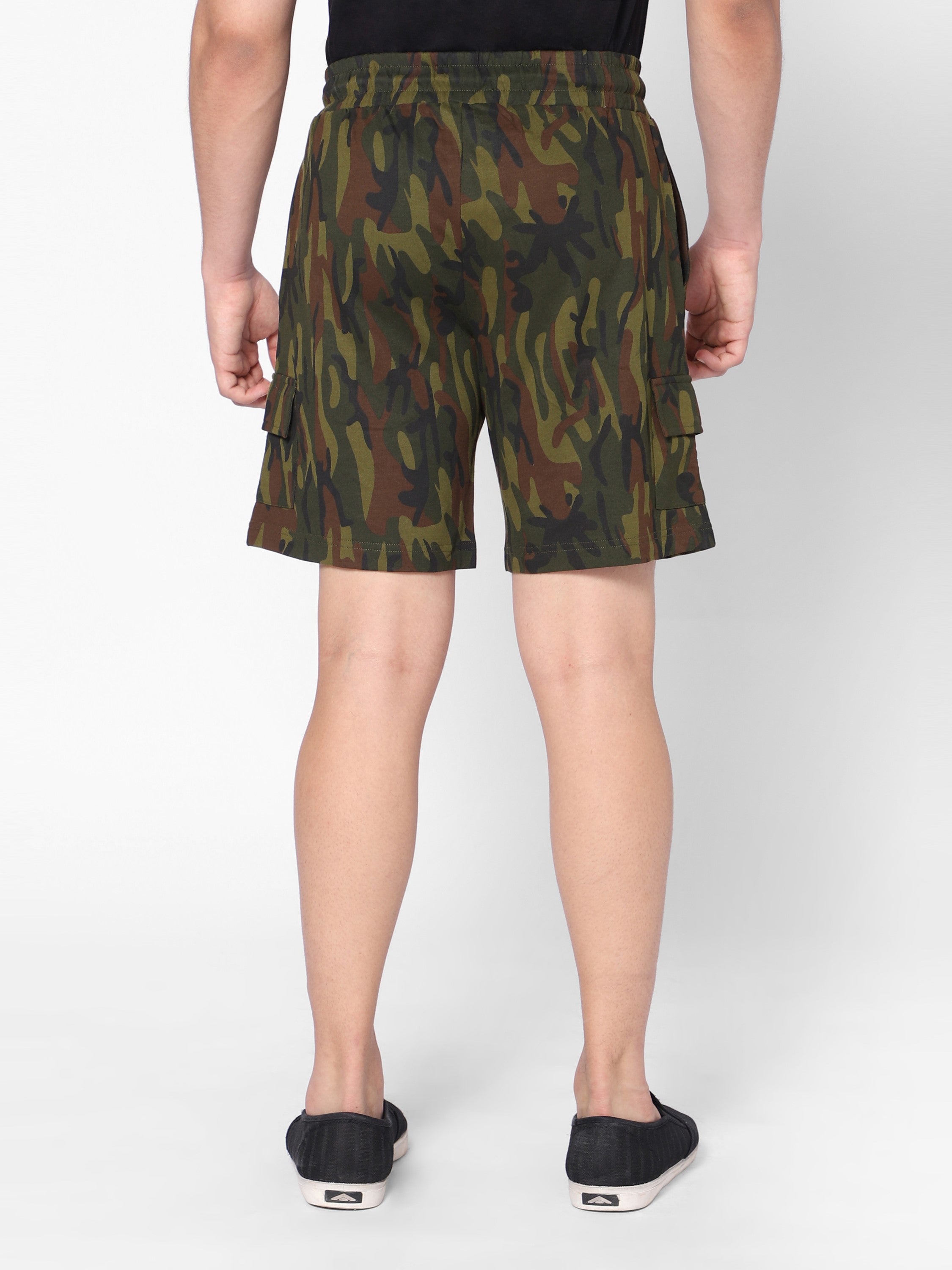 Knit Shorts-Camo