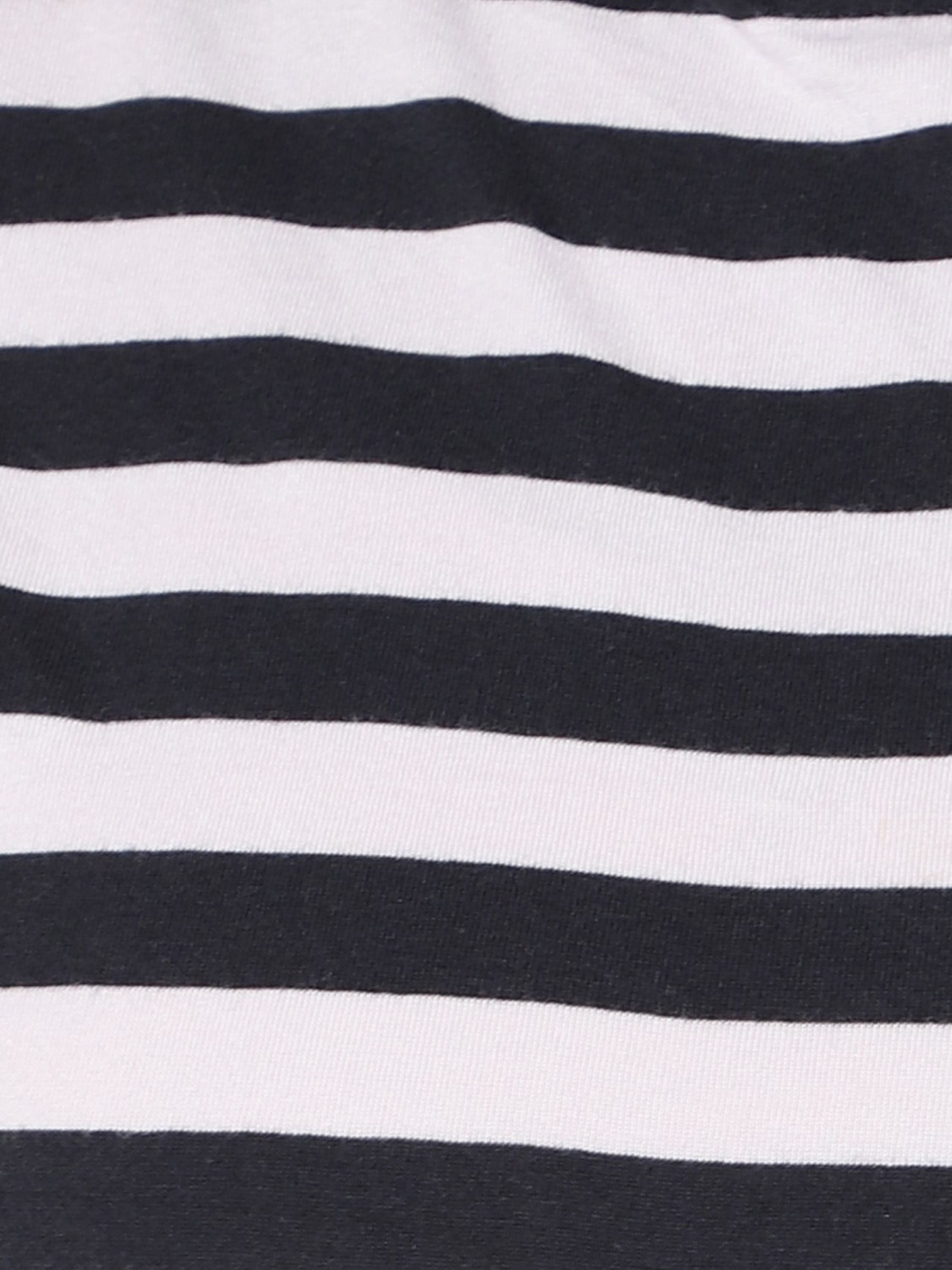 Girls Striped T-shirt Black & White