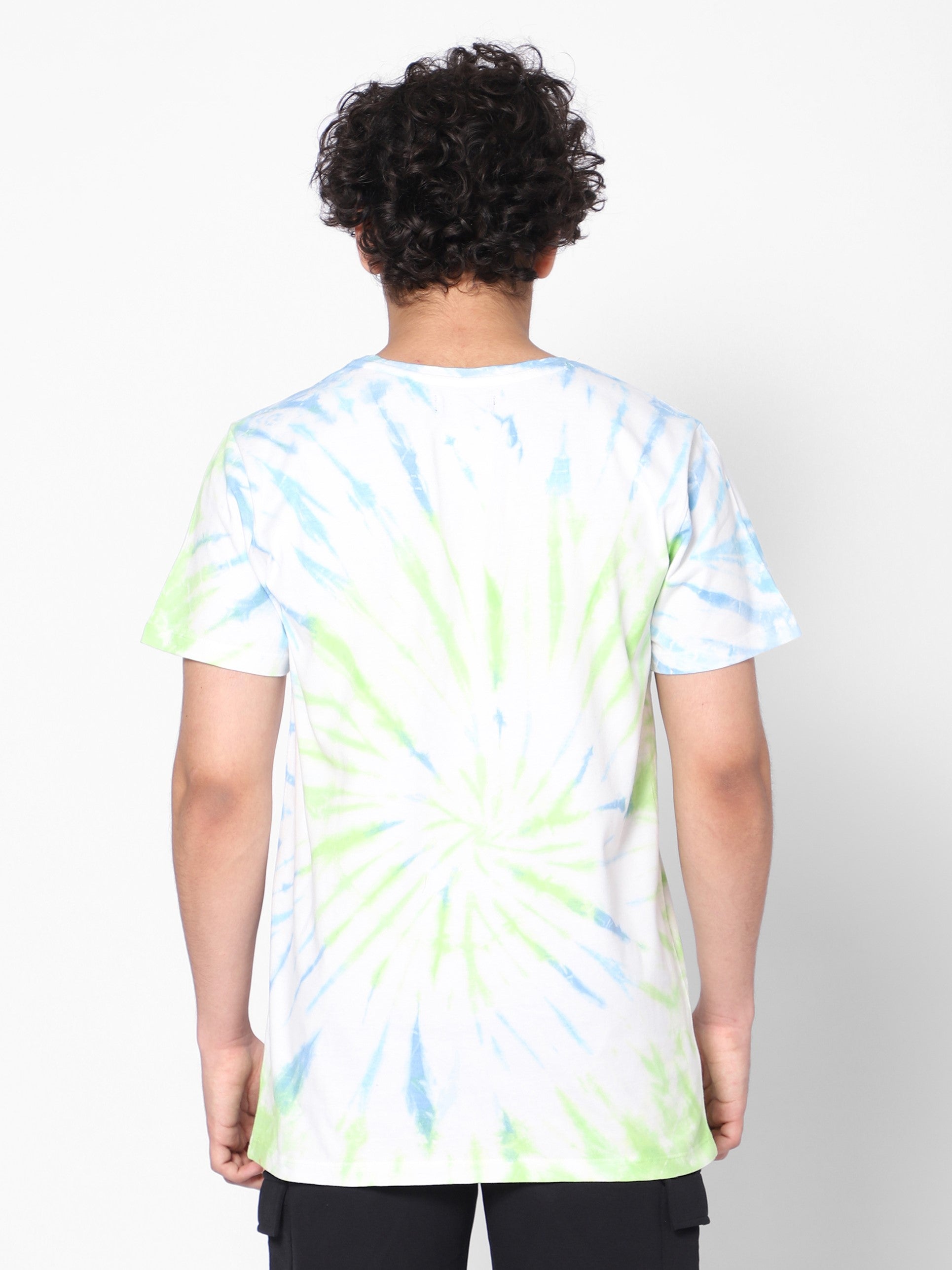 Oversized Tie & dye T-shirt-White