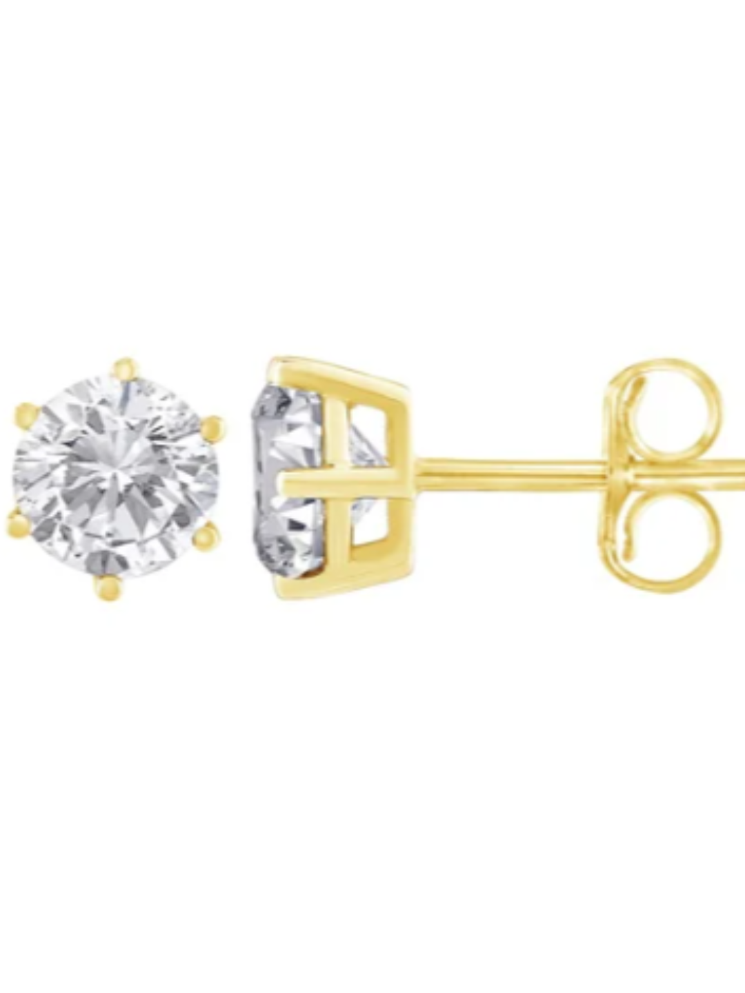 Girls 3-in-1 Stud Earrings (Gold)