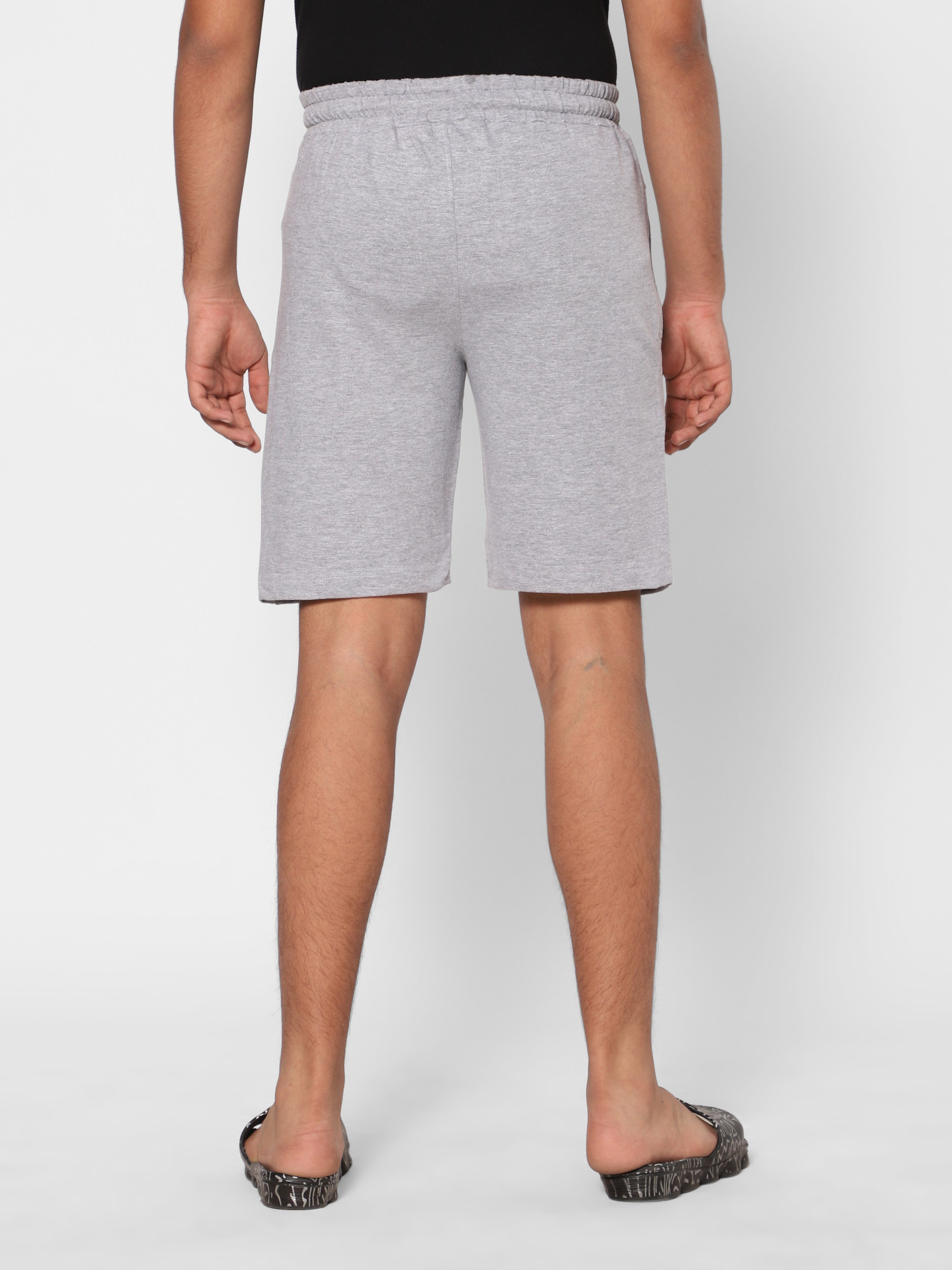 TeenTrums Boys Knitted Shorts-Grey Melange