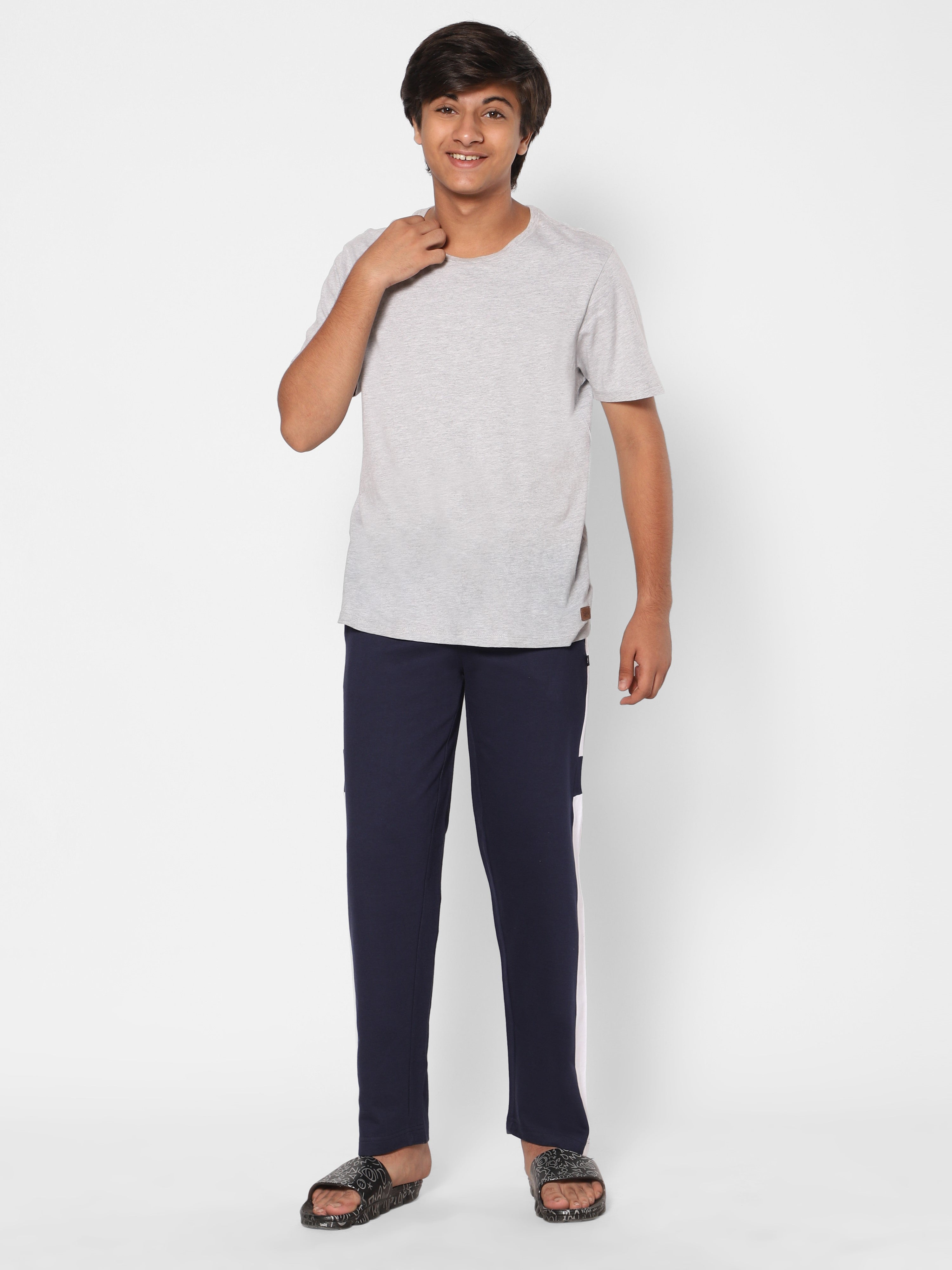 Loose fit Trackpants -Navy