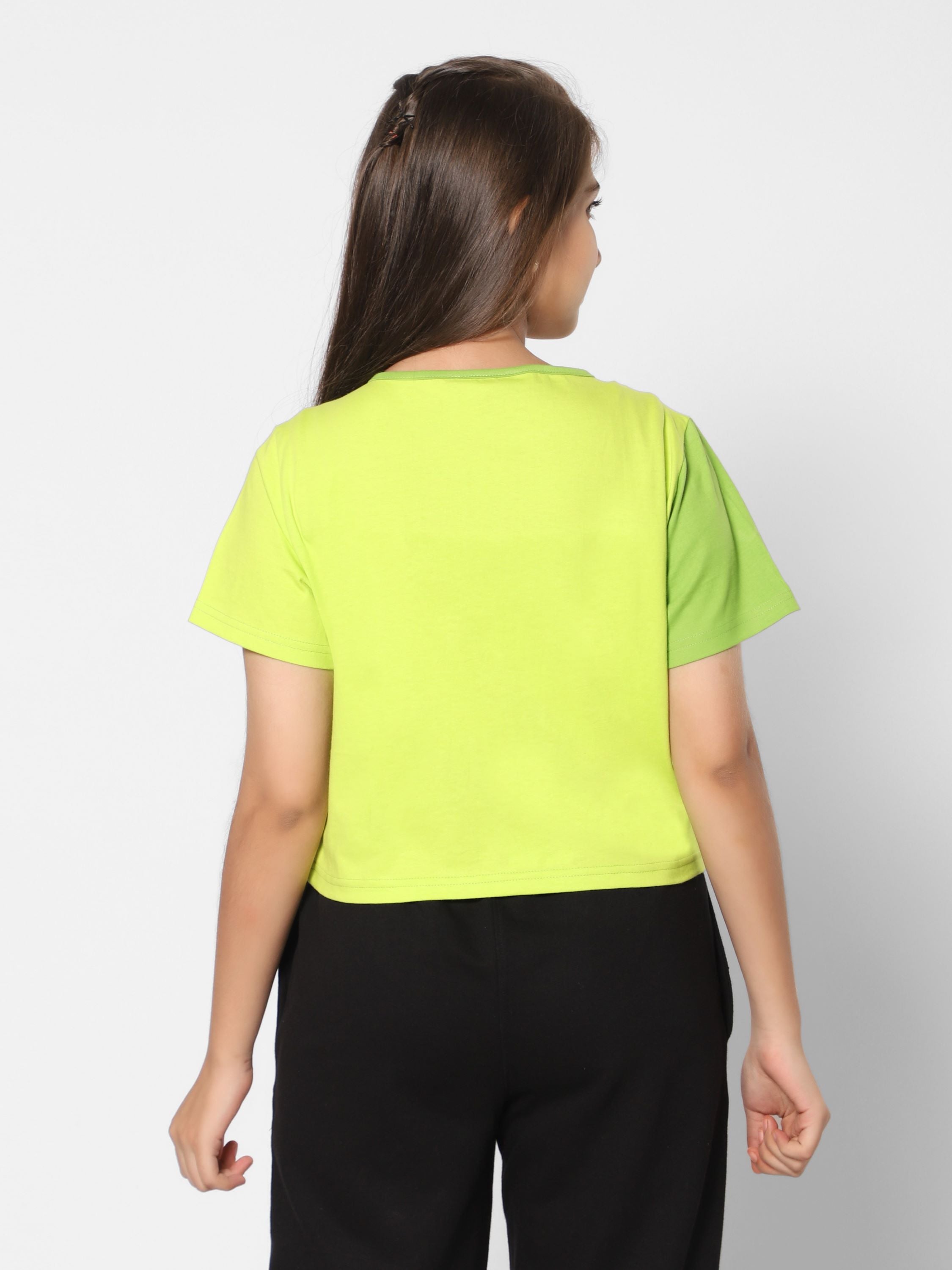 fashion Crop Top - Olive