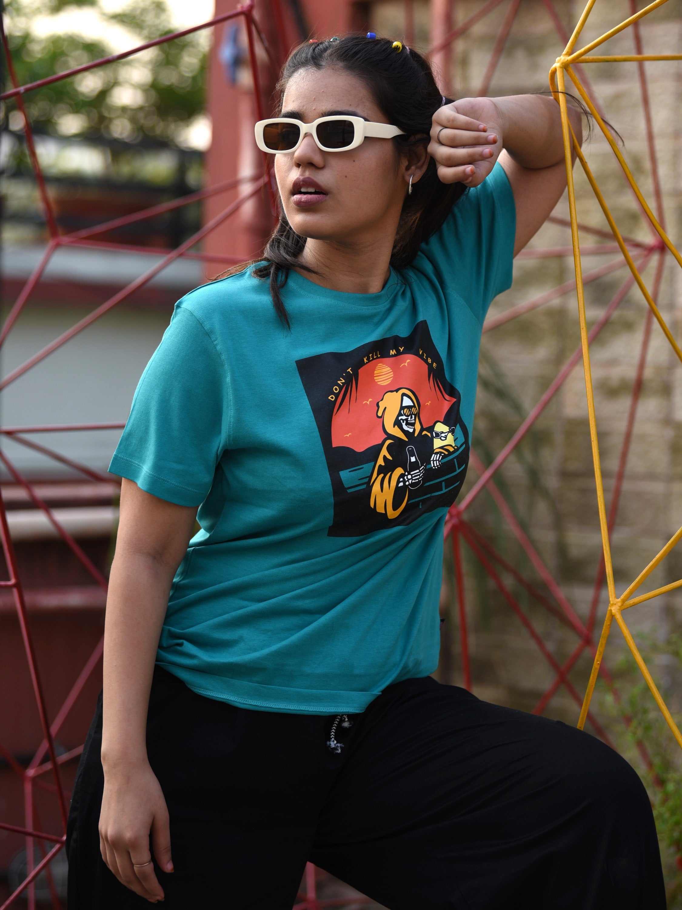 Girls/Boys-T-shirt -Teal